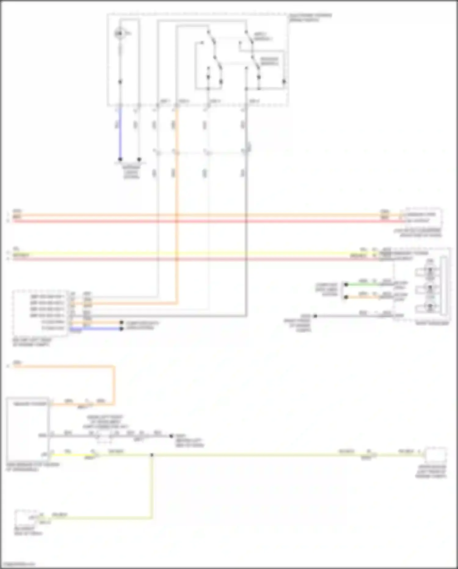 GV80 Genesis I (2020-2023): Headlights circuit (2 of 2)