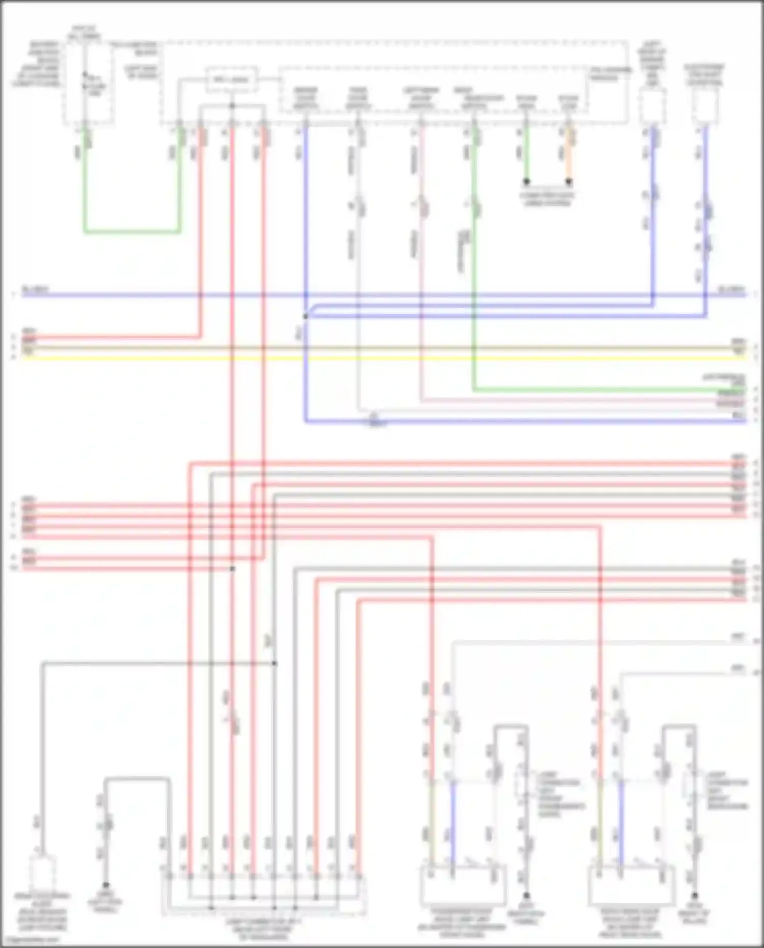 GV80 Genesis I (2020-2023): Courtesy lamps circuit (2 of 5)