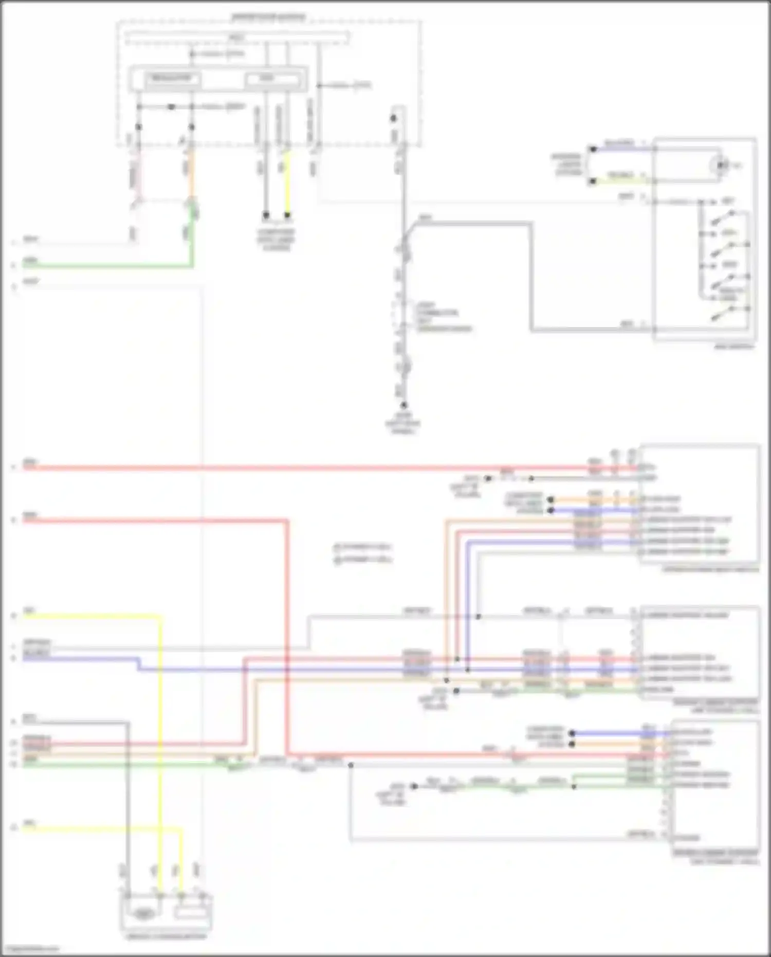 GV80 Genesis I (2020-2023): Driver"s memory seat circuit (2 of 2)