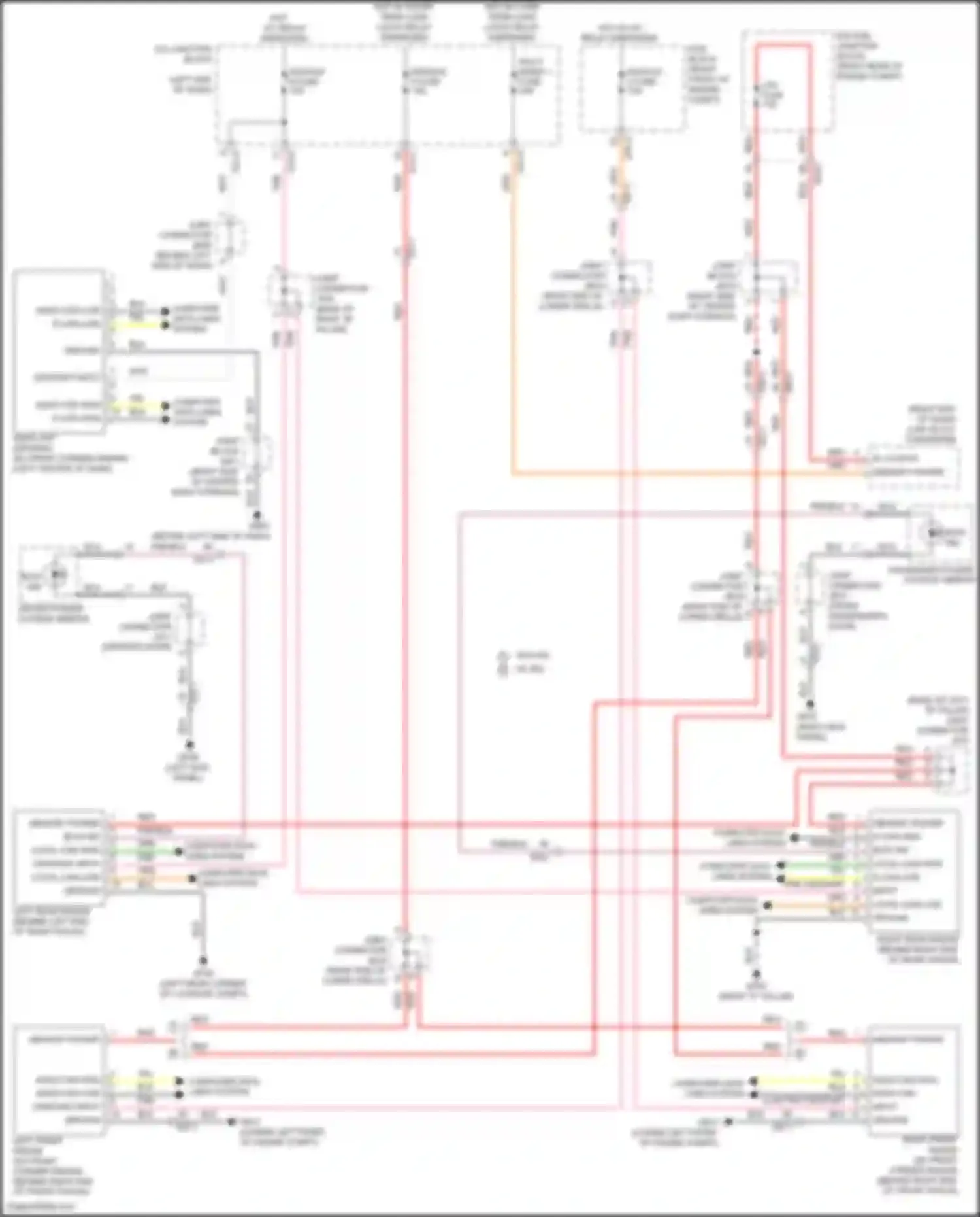 GV80 Genesis I (2020-2023): Blind spot information system circuit