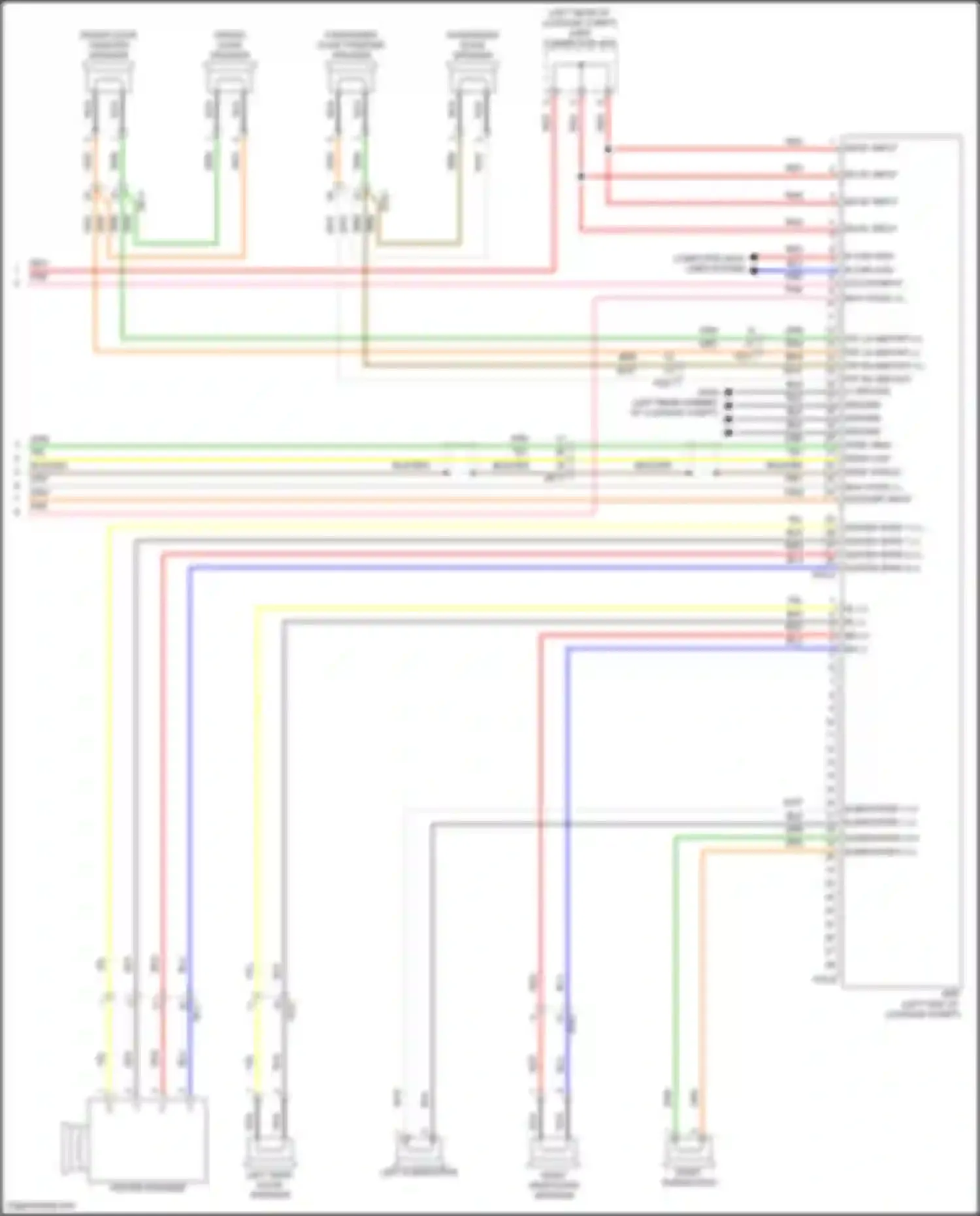 GV80 Genesis I (2020-2023): Navigation circuit, w/ standard amplifier (7 of 7)