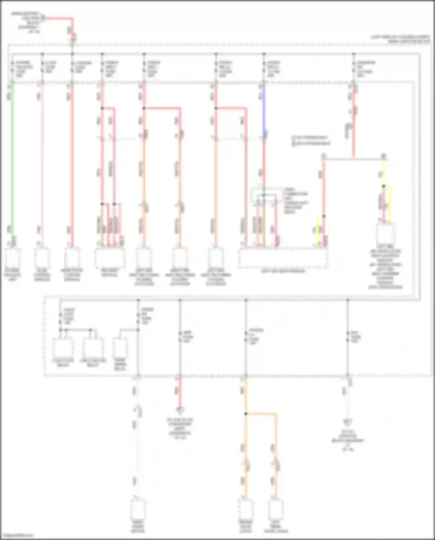 GV80 Genesis I (2020-2023): Power distribution circuit (8 of 14)