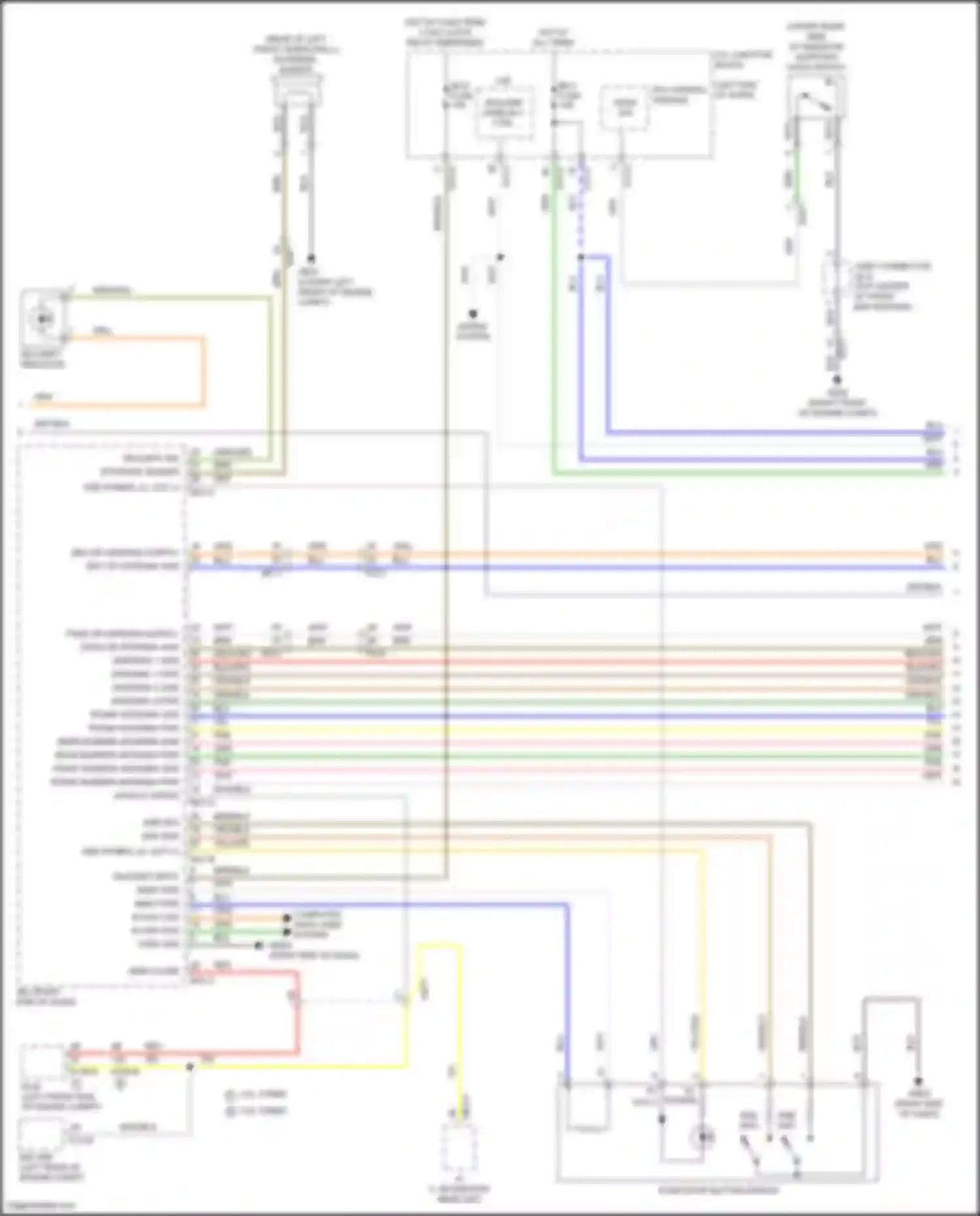 GV80 Genesis I (2020-2023): Power door locks circuit, w/ nfc (6 of 8)
