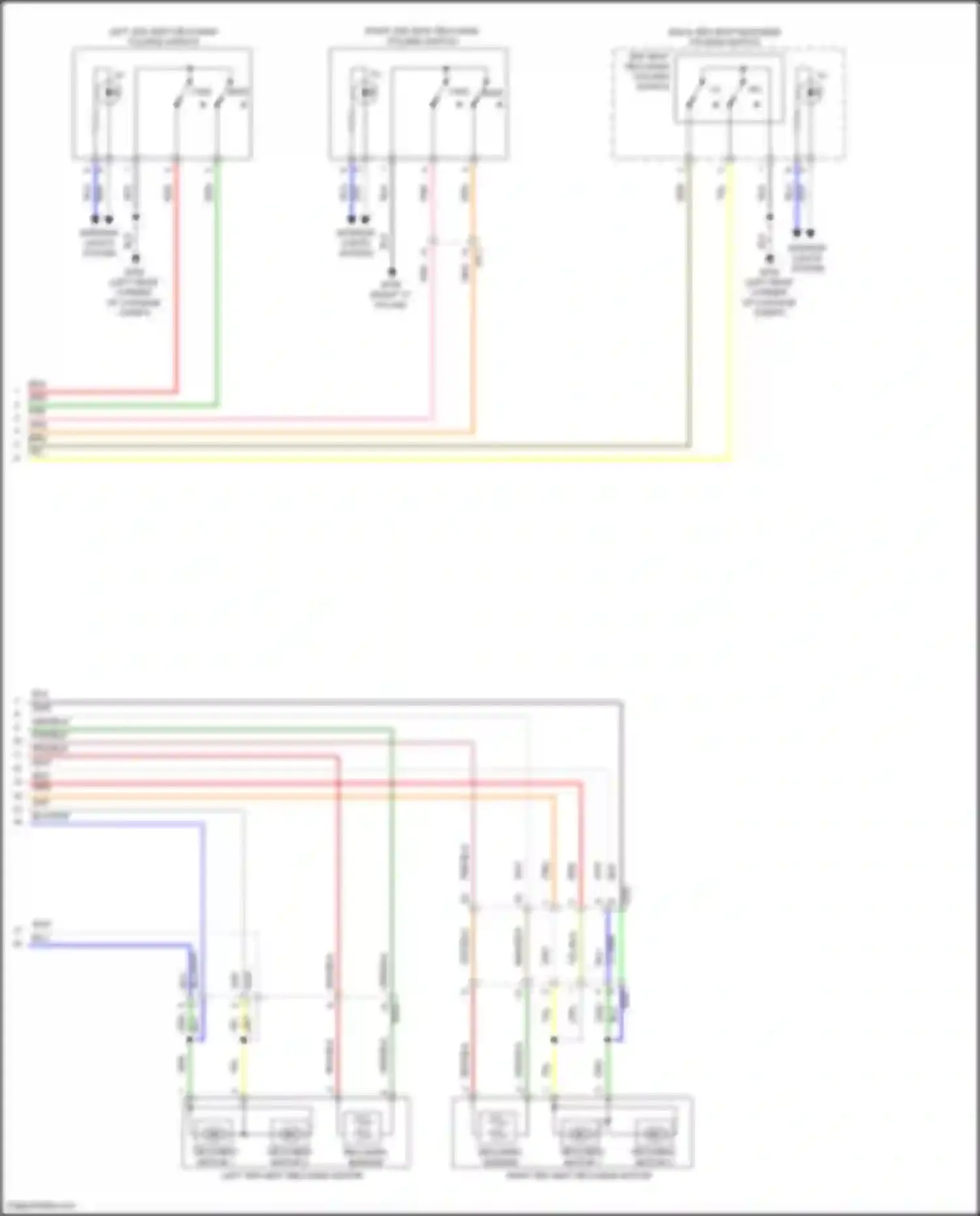 GV80 Genesis I (2020-2023): Third row seat circuit (2 of 2)