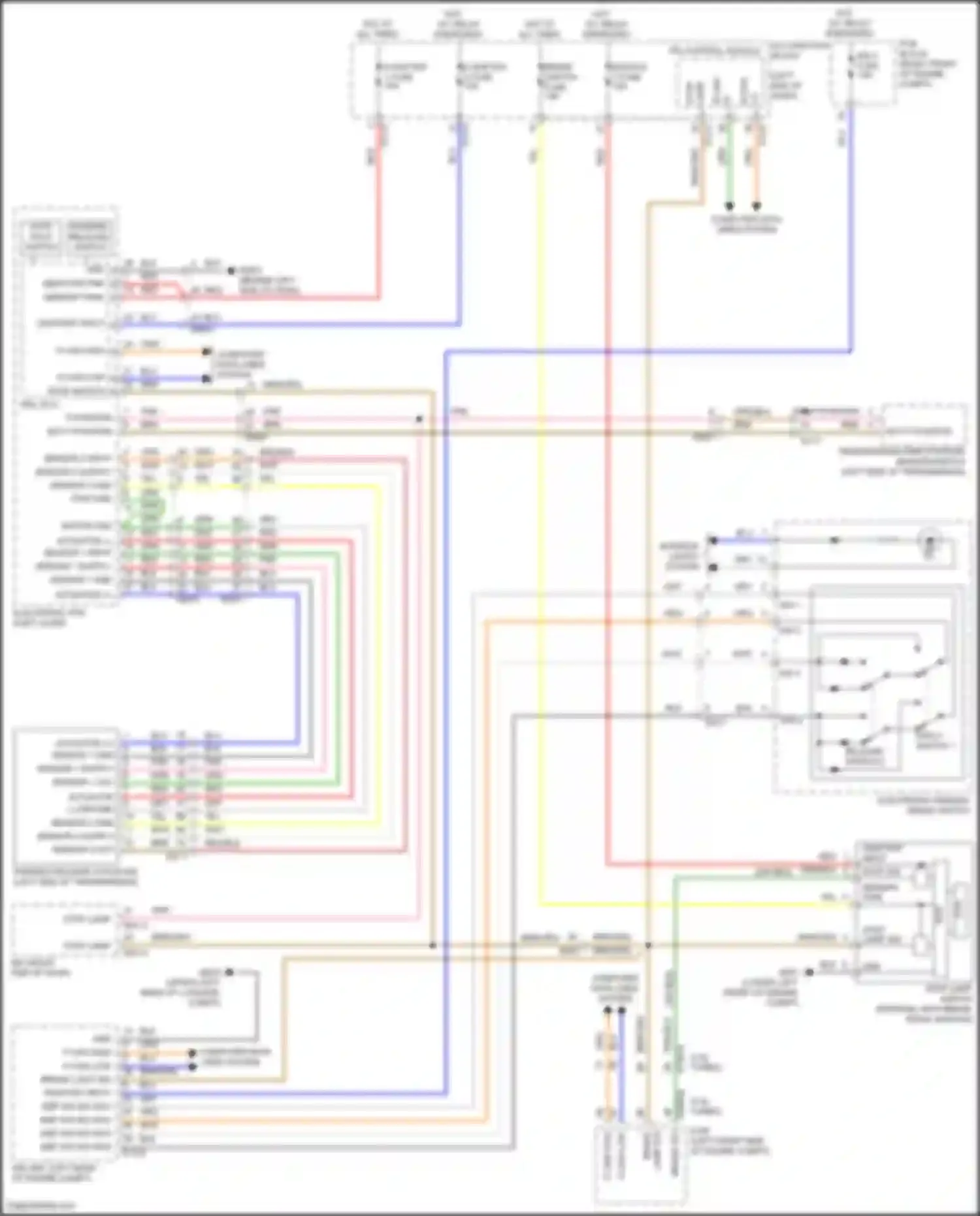 GV80 Genesis I (2020-2023): Shift interlock circuit
