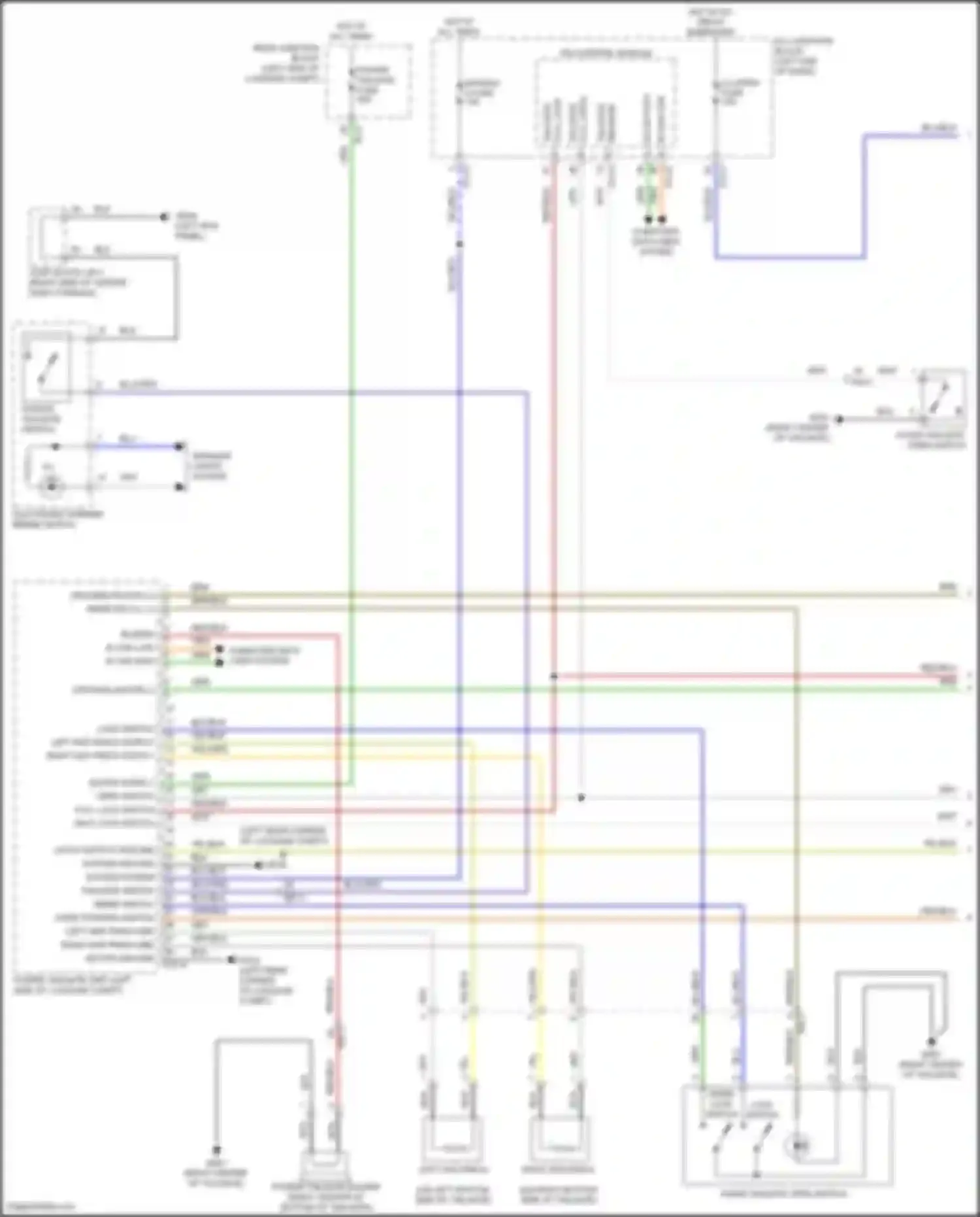 GV80 Genesis I (2020-2023): Power tailgate circuit (1 of 2)
