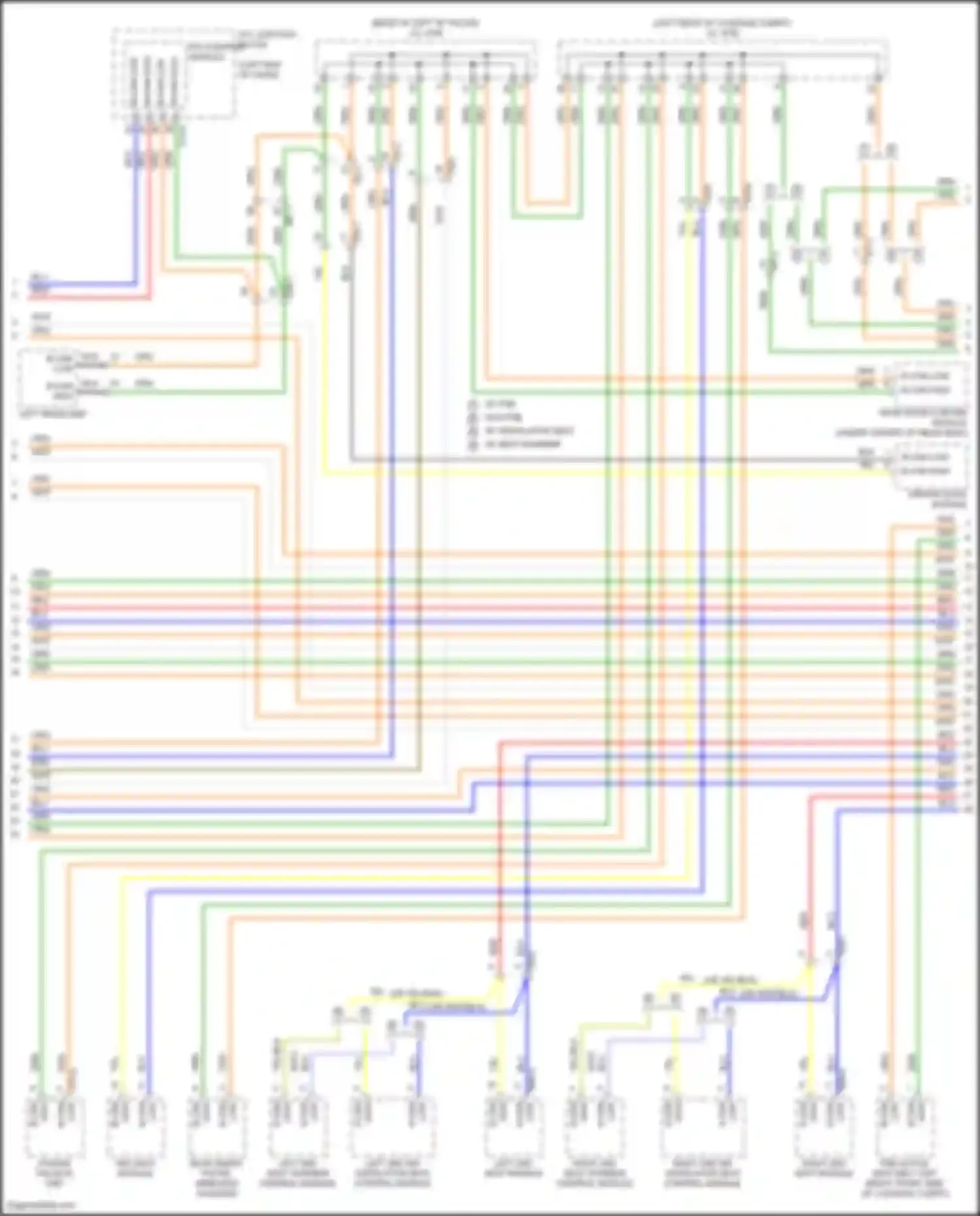 Wiring diagram b-can for Genesis GV80 I (2020-2023) (3 of 9)