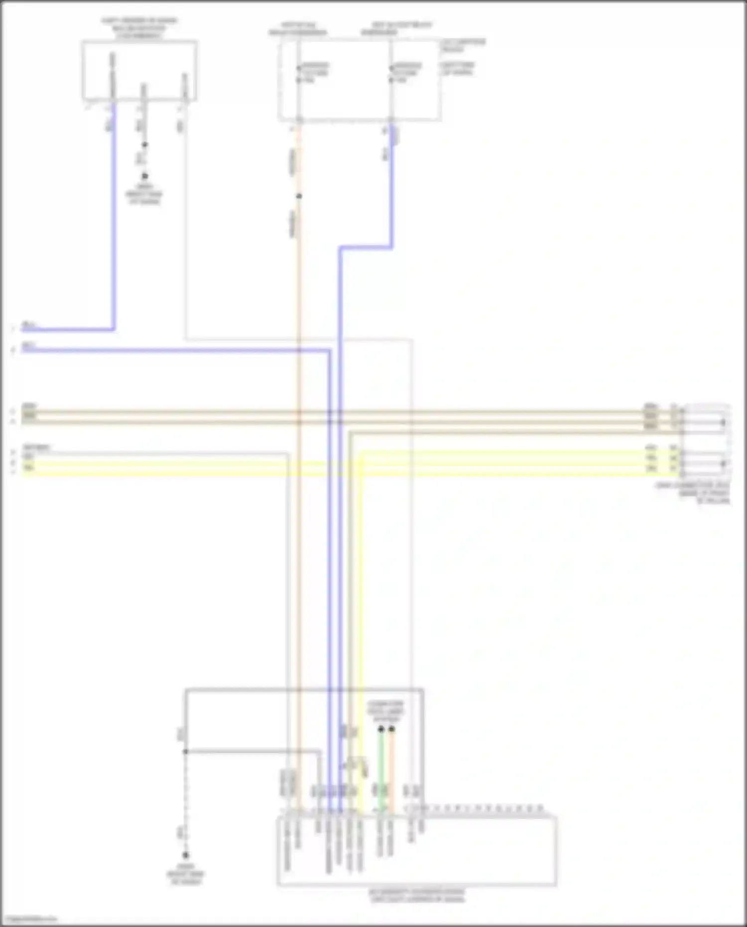 Wiring diagram ble lin for Genesis GV80 I (2020-2023) (1 of 2)