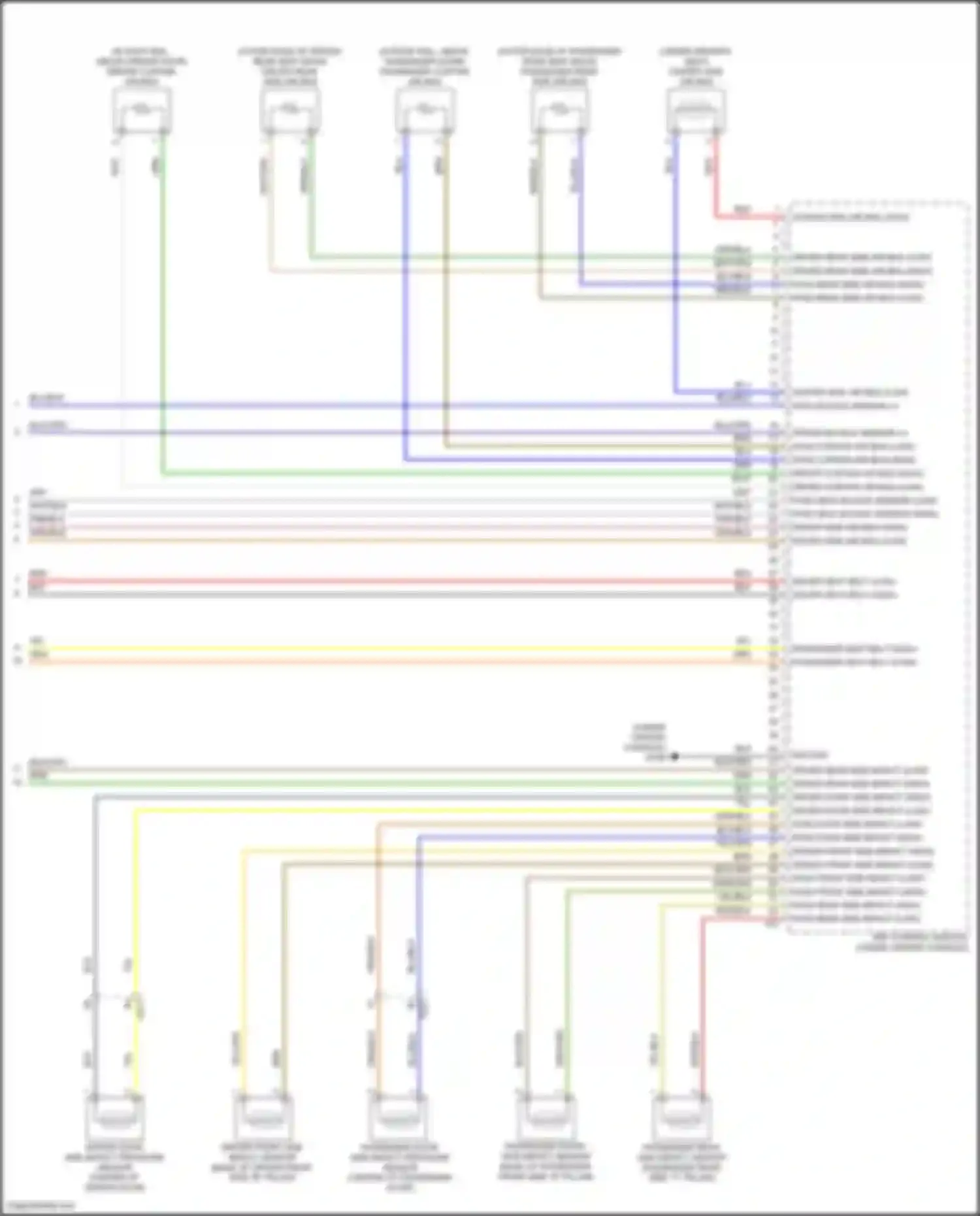 Wiring diagram blk/org for Genesis GV80 I (2020-2023) (30 of 76)