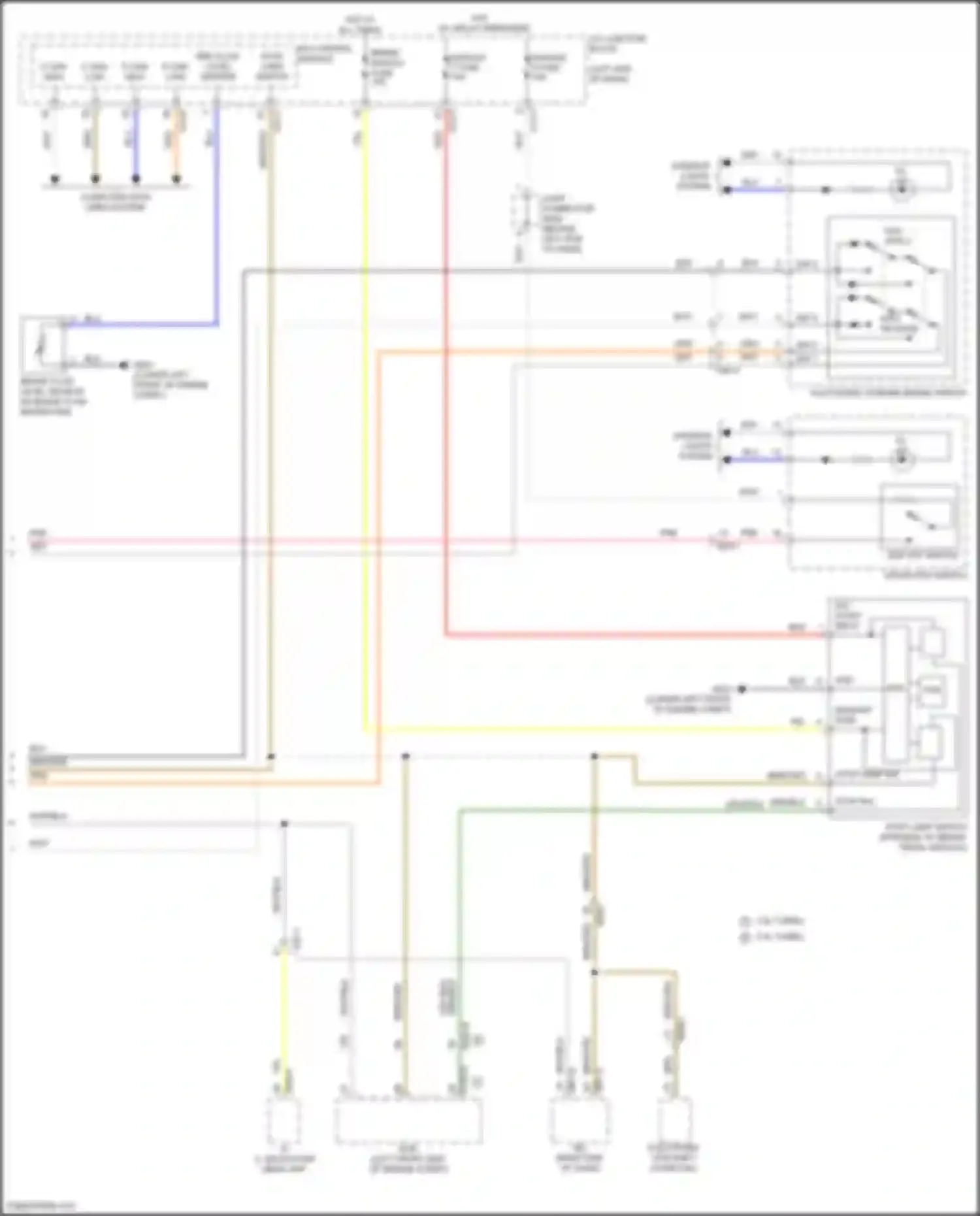 Wiring diagram blu for Genesis GV80 I (2020-2023) (163 of 199)