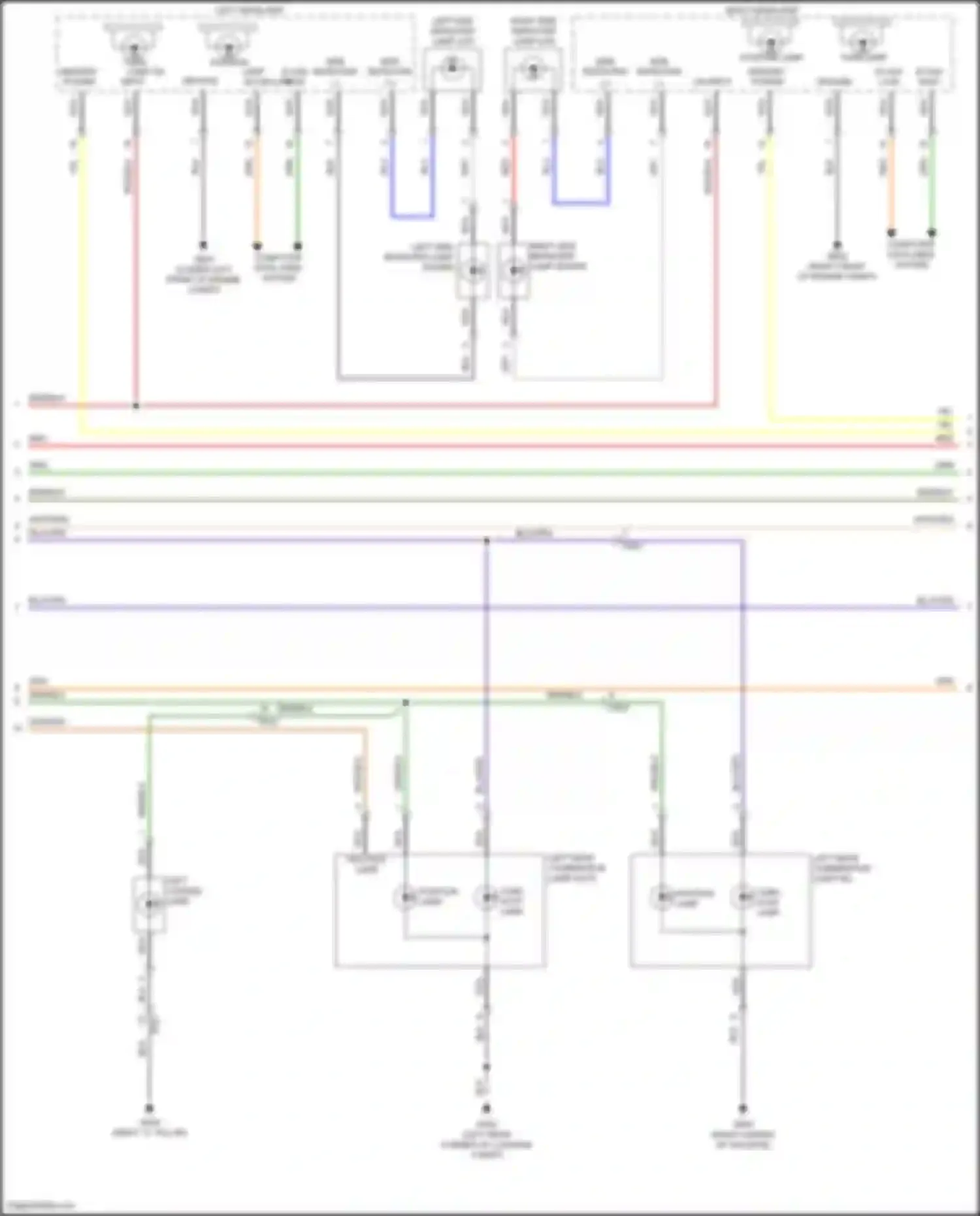 Wiring diagram blu/org for Genesis GV80 I (2020-2023) (12 of 53)