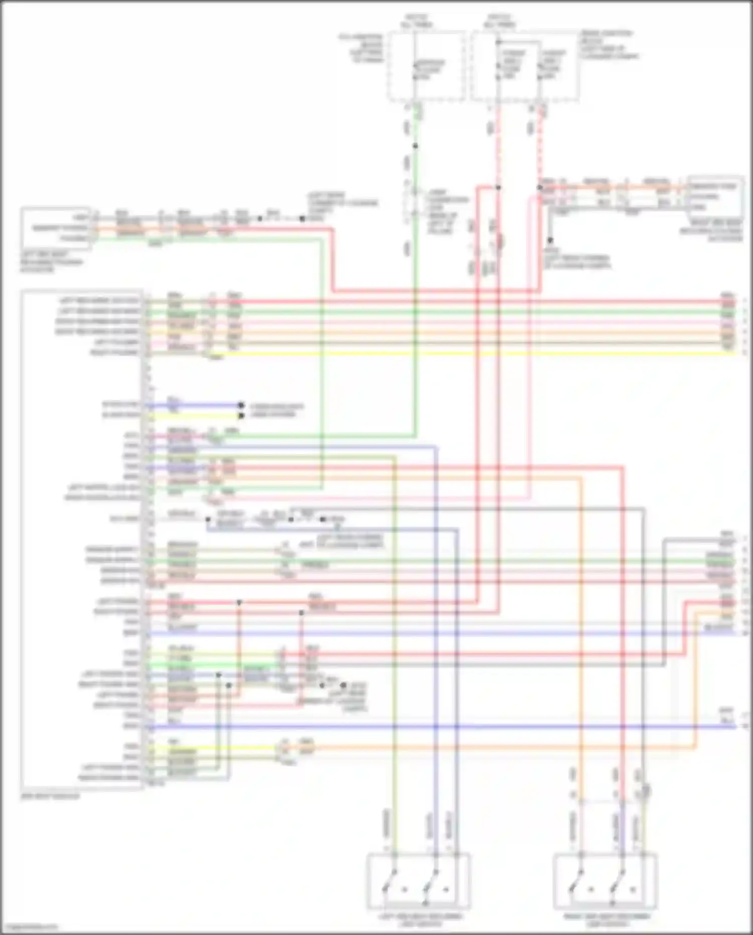 Wiring diagram ecu b+ for Genesis GV80 I (2020-2023) (7 of 7)