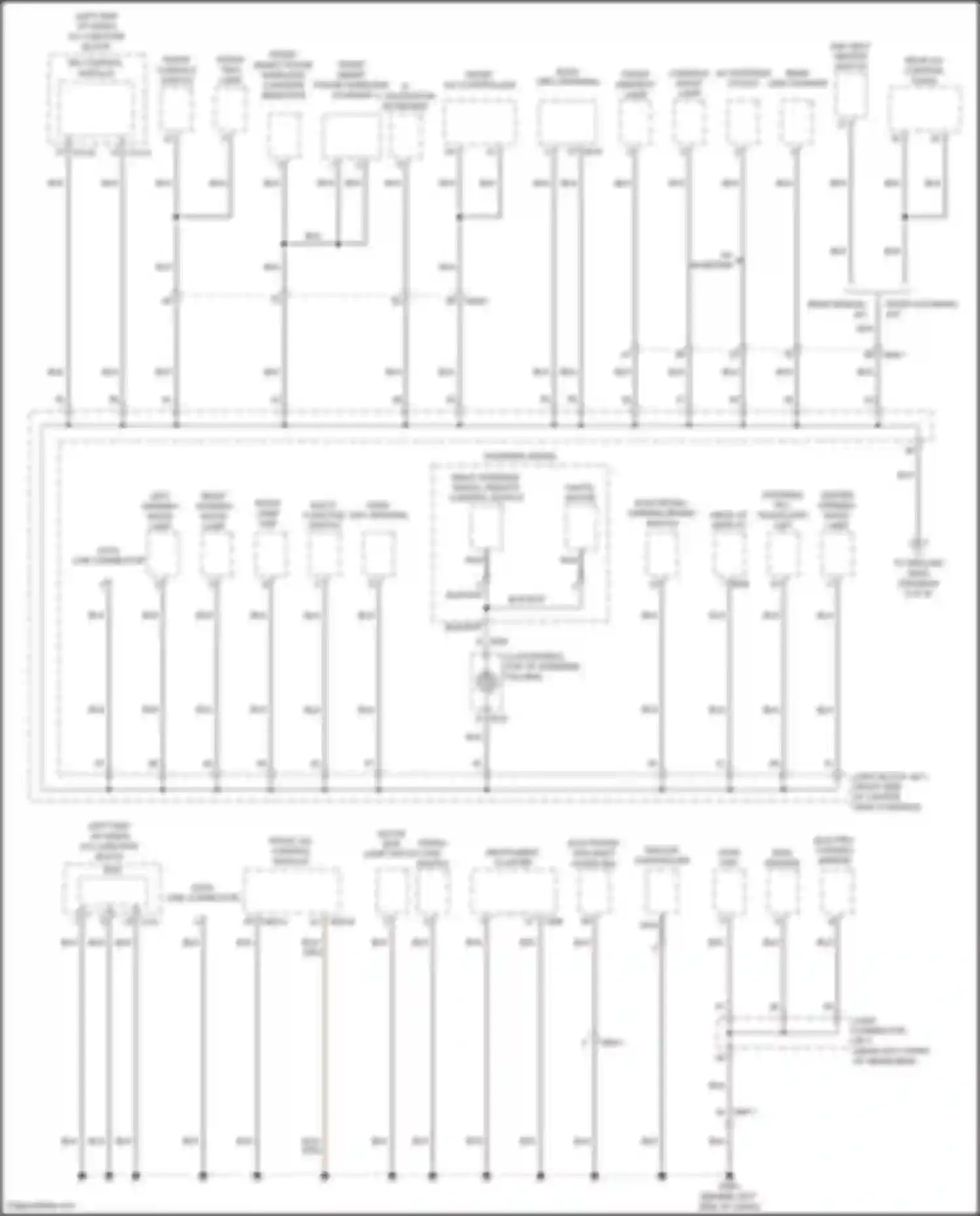Wiring diagram front a/c controller for Genesis GV80 I (2020-2023) (4 of 10)