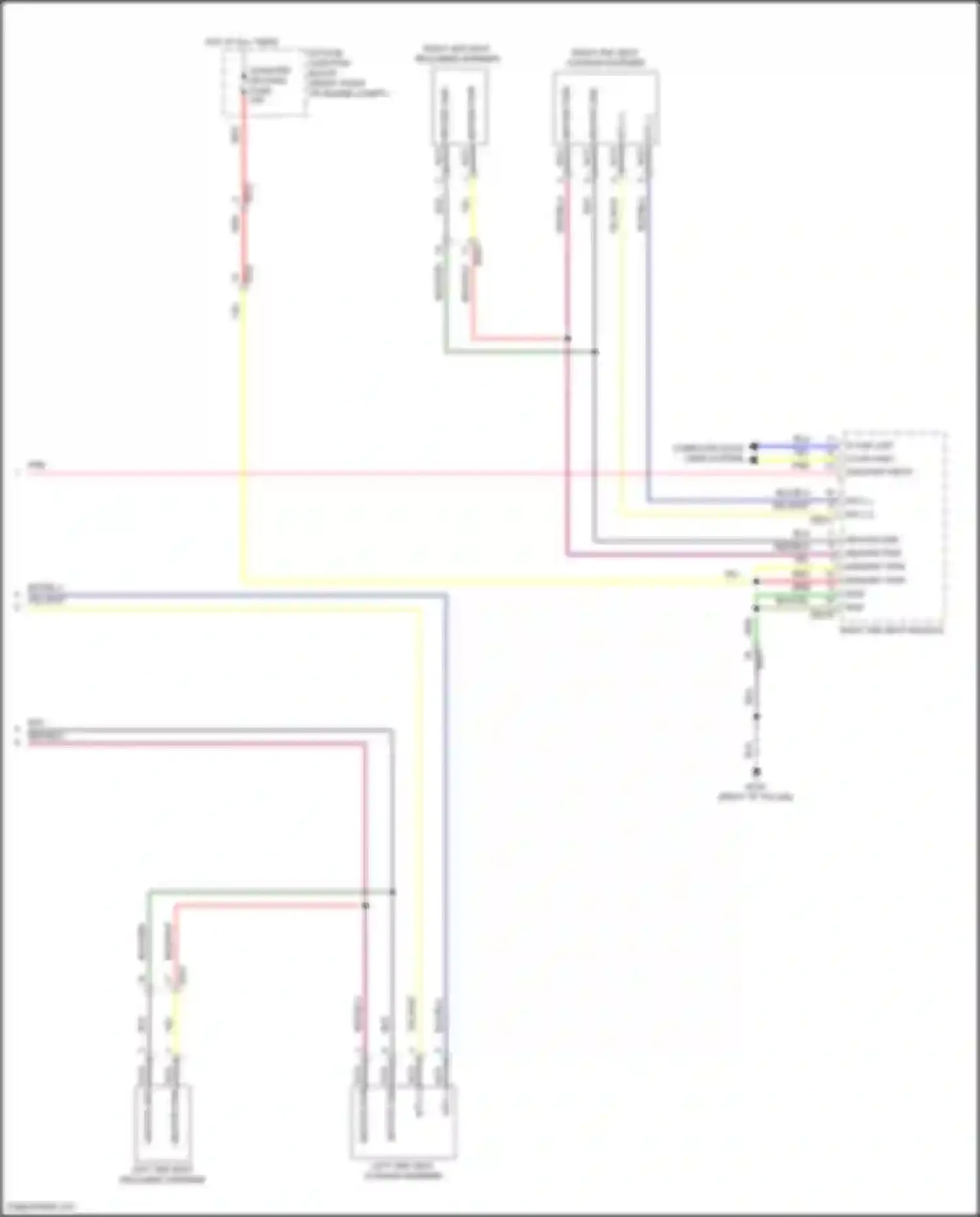 Wiring diagram hot at all times for Genesis GV80 I (2020-2023) (38 of 100)