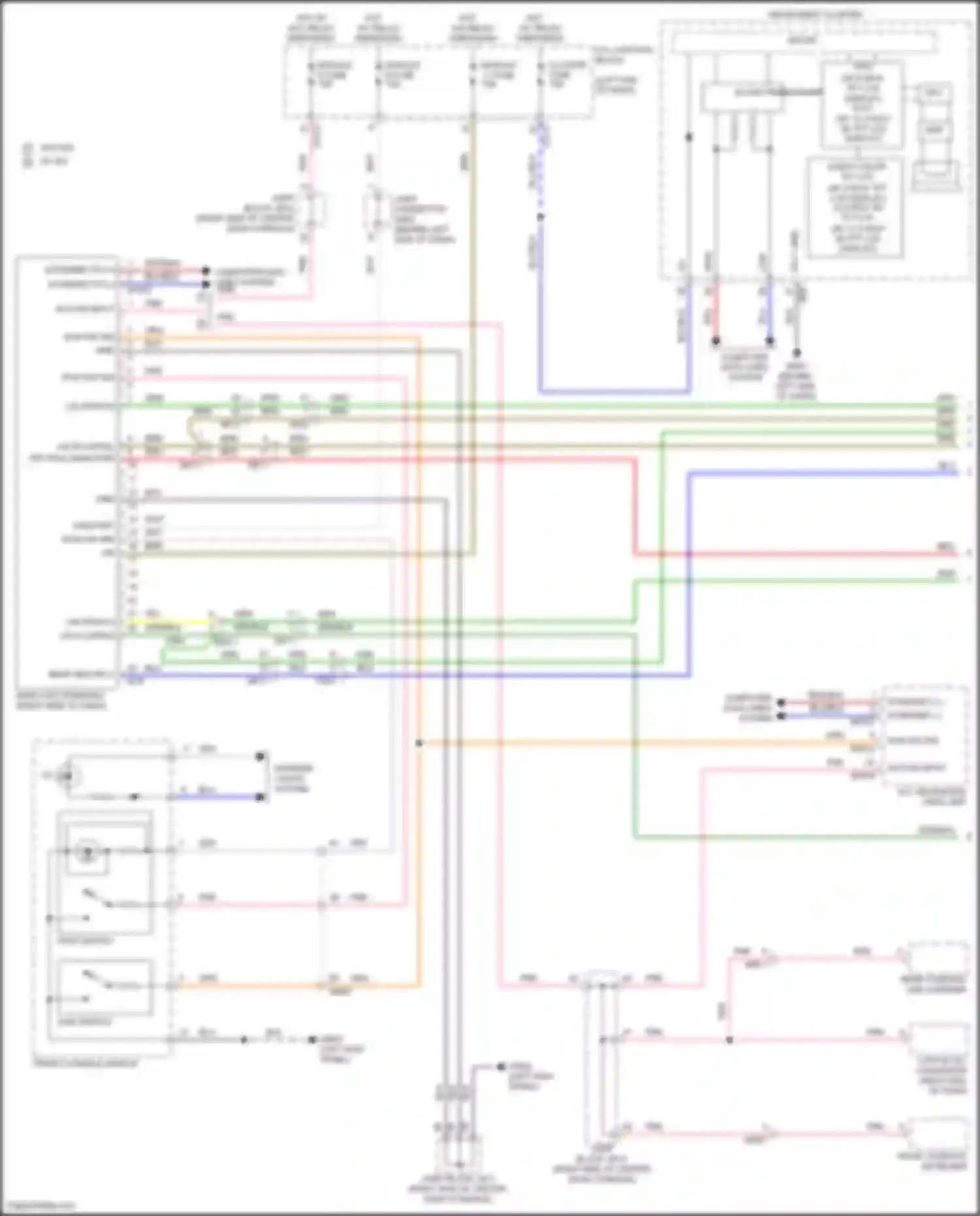 Wiring diagram hot w/ acc relay energized for Genesis GV80 I (2020-2023) (10 of 12)
