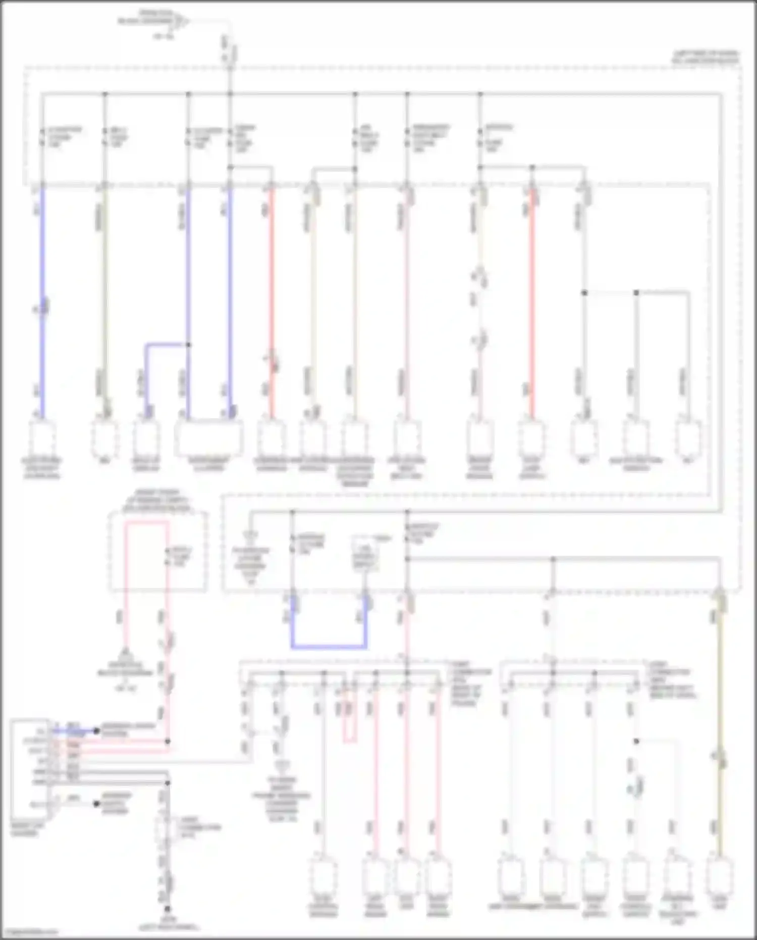 Wiring diagram icu-h for Genesis GV80 I (2020-2023) (14 of 60)