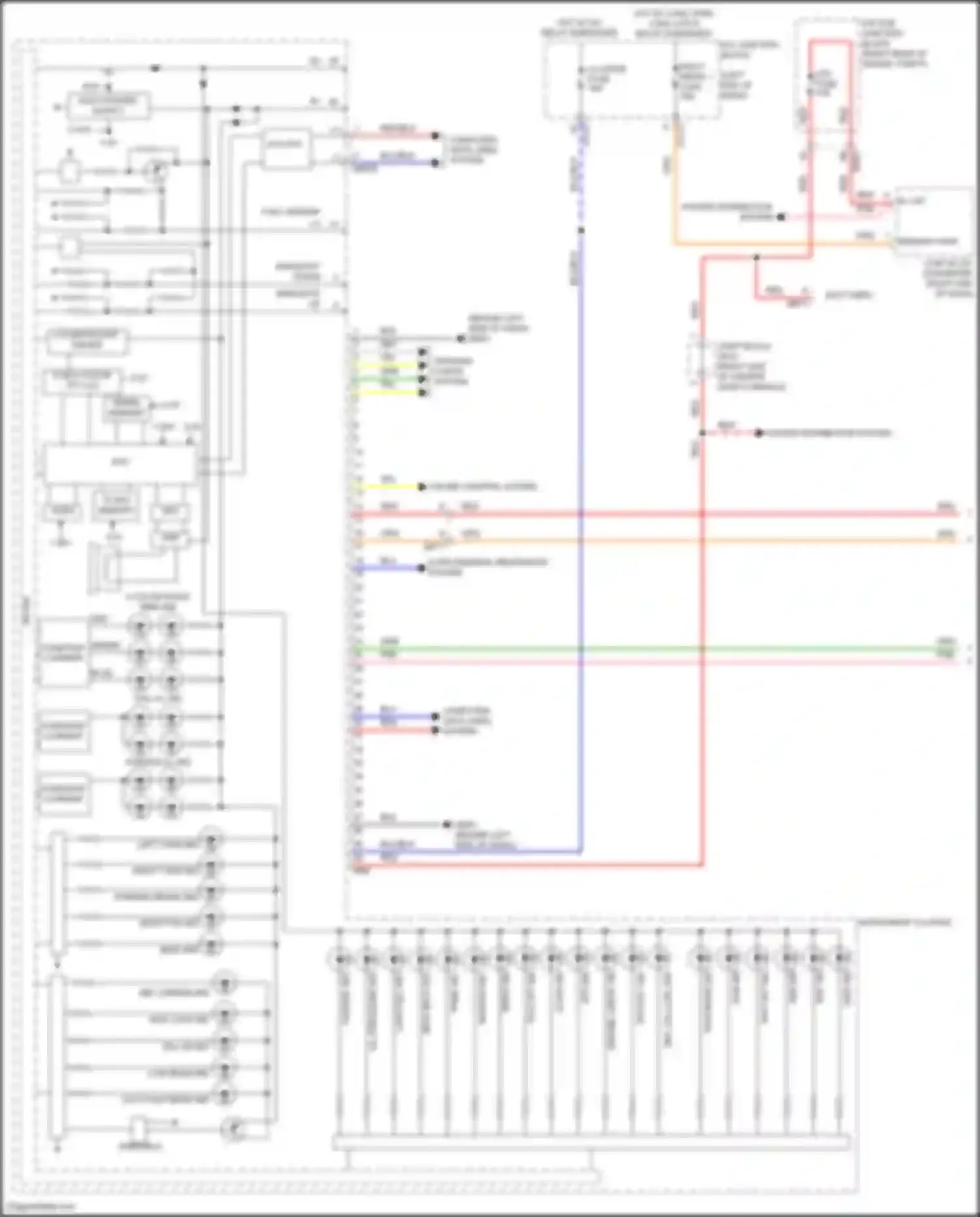 Wiring diagram icu junction block for Genesis GV80 I (2020-2023) (76 of 117)