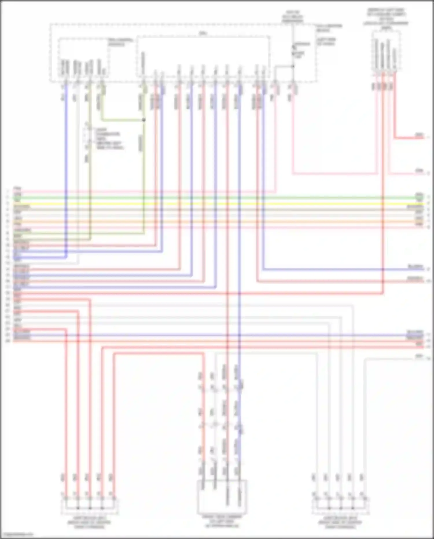Wiring diagram icu-l for Genesis GV80 I (2020-2023) (2 of 7)