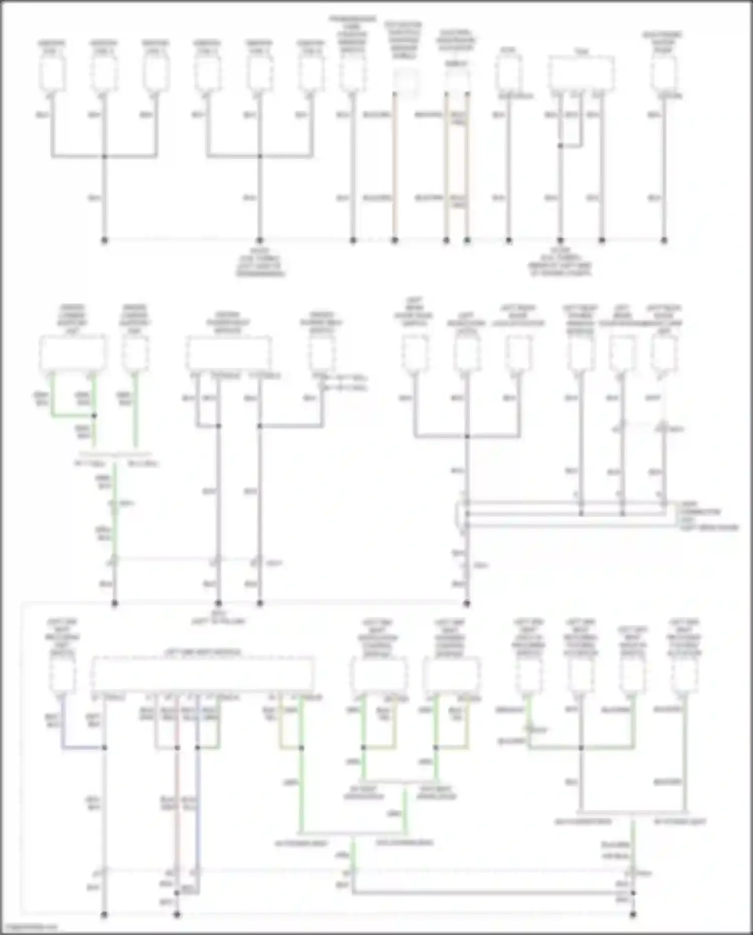 Wiring diagram ignition coil 4 for Genesis GV80 I (2020-2023) (2 of 4)