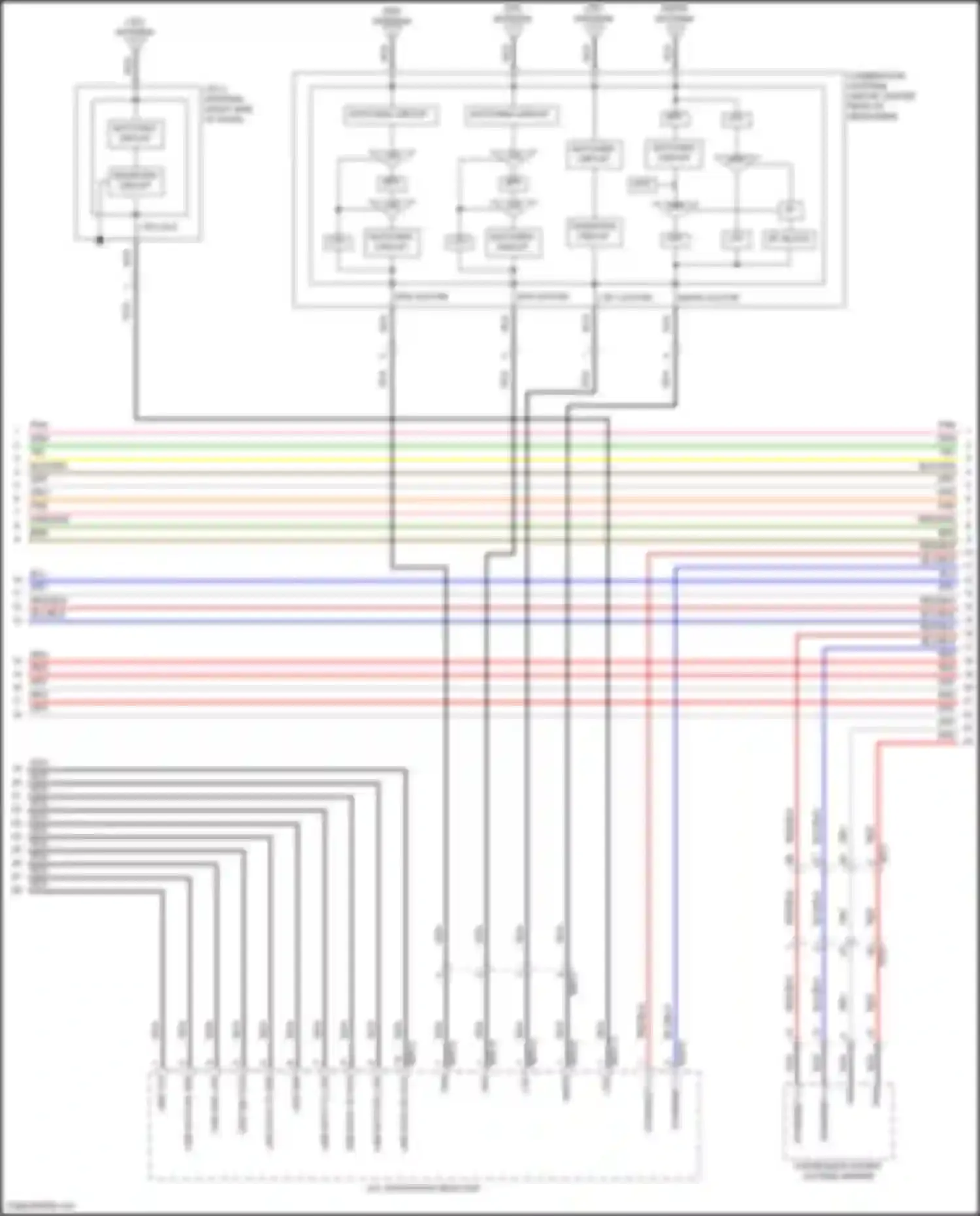 Wiring diagram let 2 antenna for Genesis GV80 I (2020-2023) (1 of 2)
