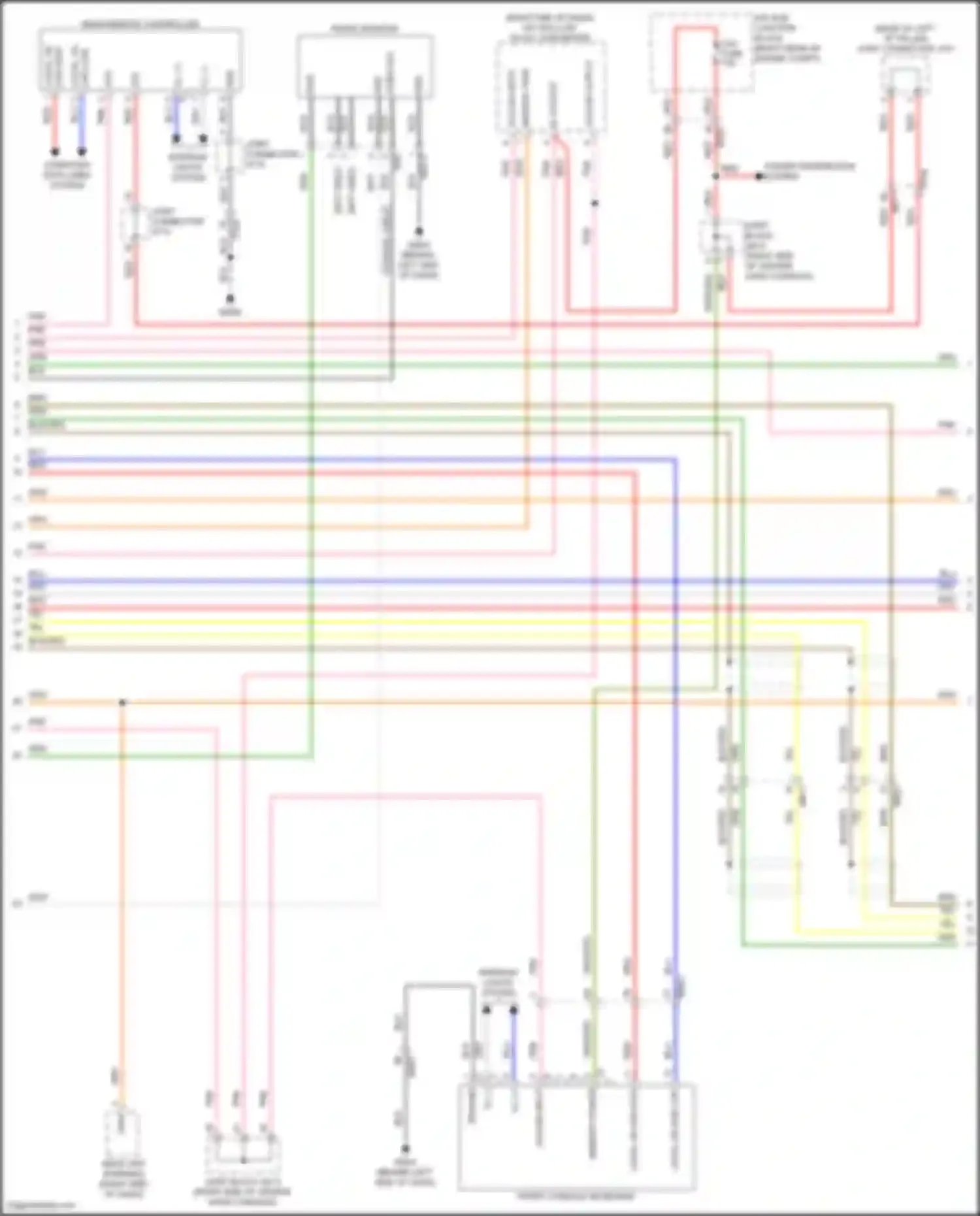 Wiring diagram nca for Genesis GV80 I (2020-2023) (52 of 112)