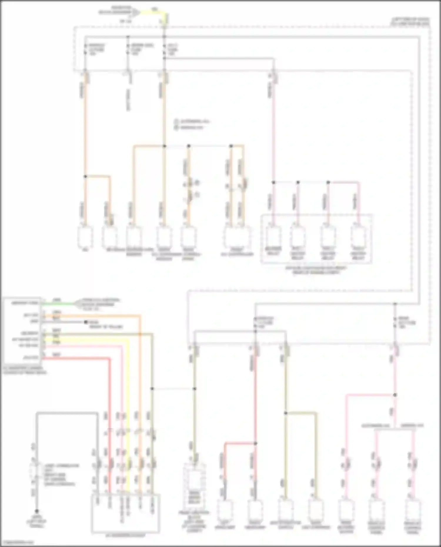 Wiring diagram ptc 2 heater relay for Genesis GV80 I (2020-2023) (2 of 3)