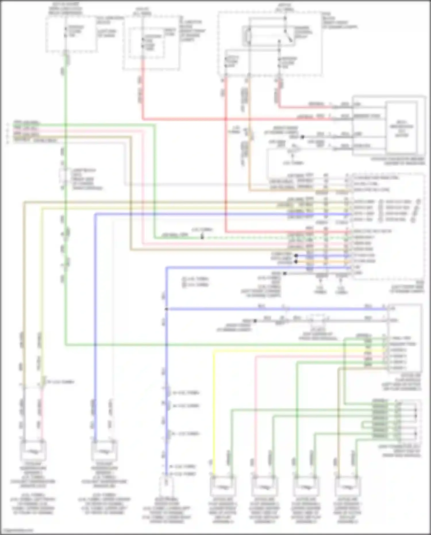 Wiring diagram pwm sig for Genesis GV80 I (2020-2023) (1 of 2)