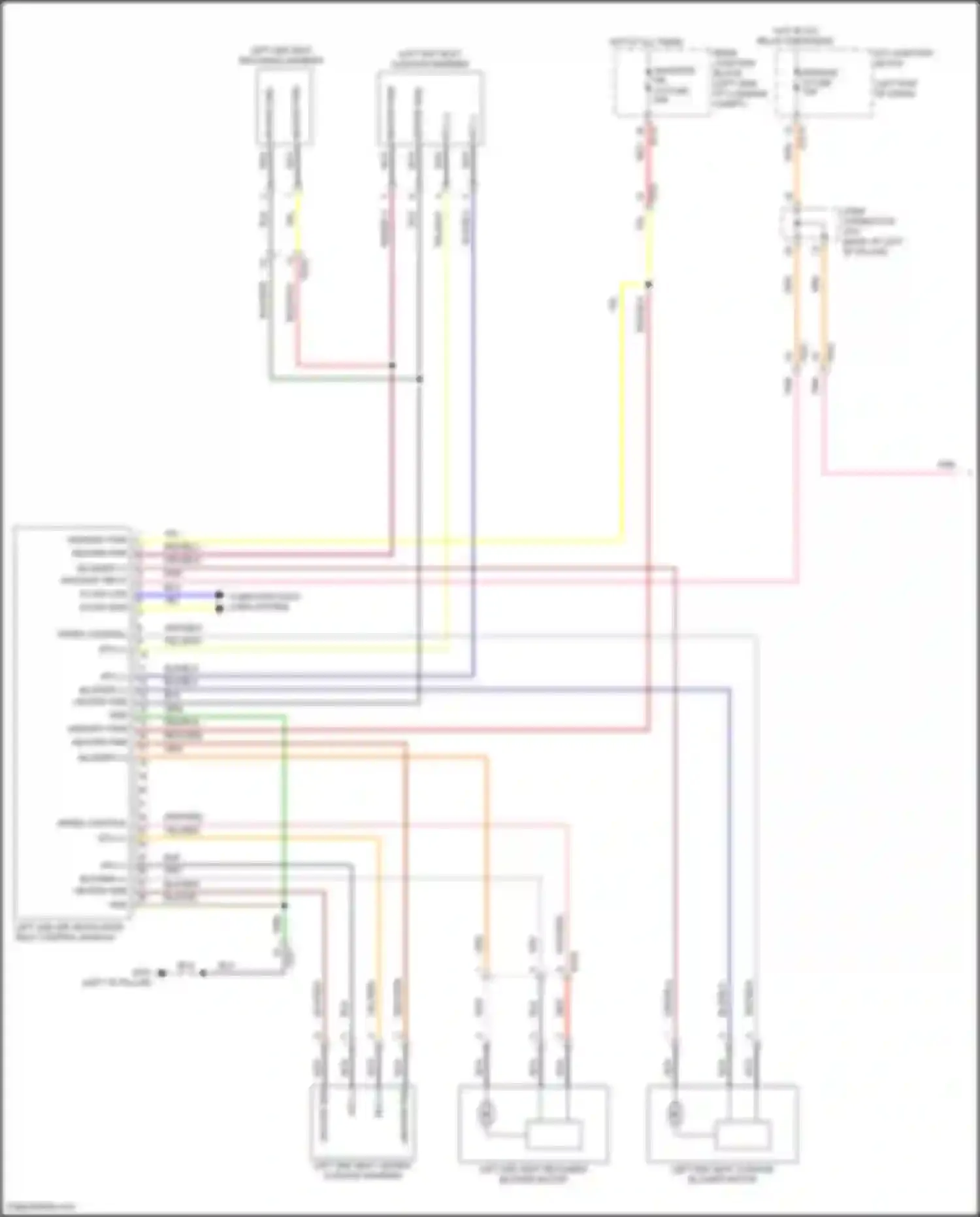 Wiring diagram rear junction block for Genesis GV80 I (2020-2023) (15 of 29)