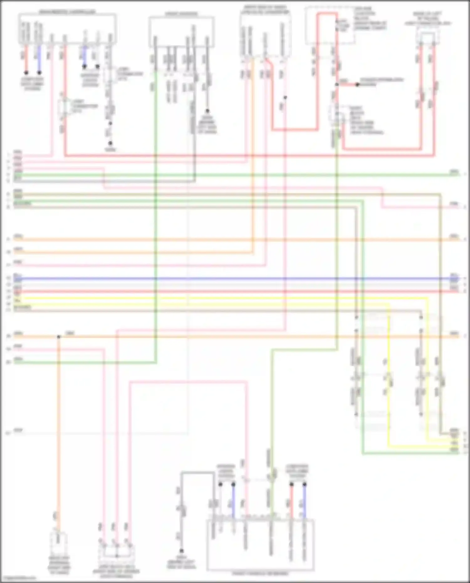 Wiring diagram red for Genesis GV80 I (2020-2023) (21 of 214)