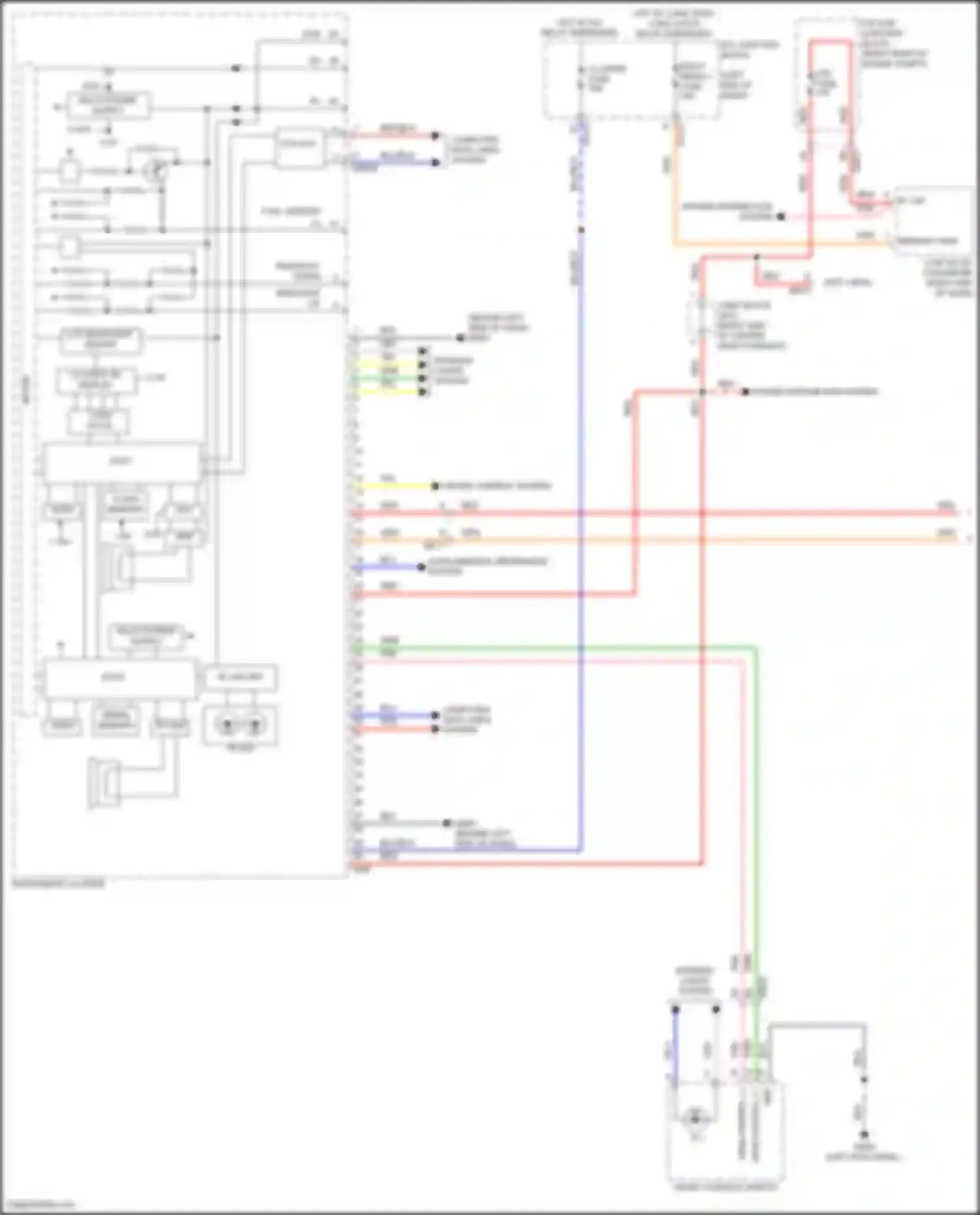 Wiring diagram red for Genesis GV80 I (2020-2023) (147 of 214)