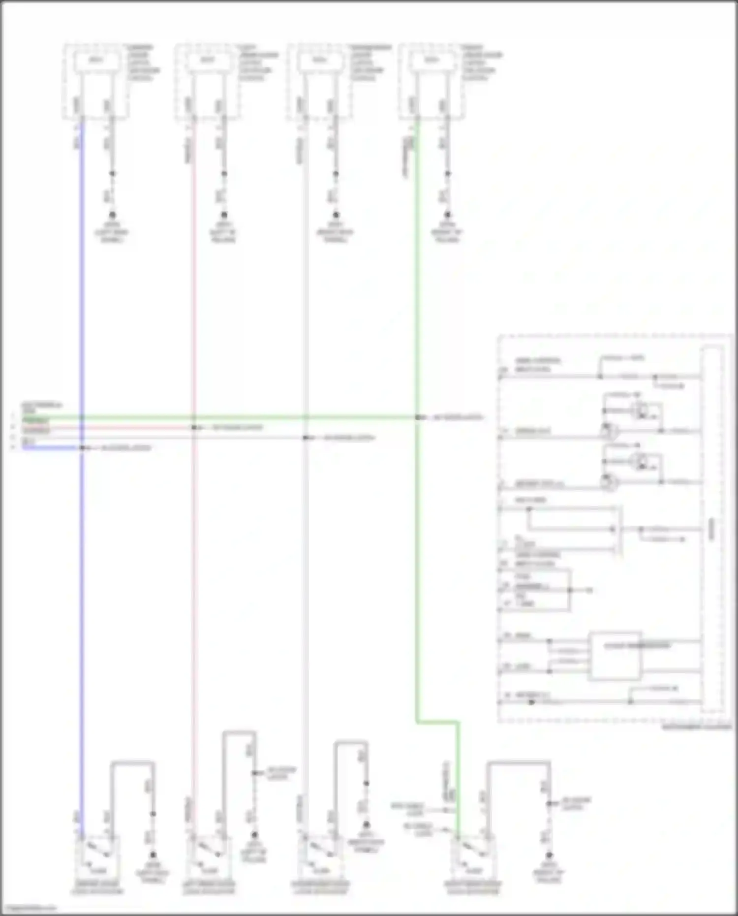 Wiring diagram sig 3 gnd for Genesis GV80 I (2020-2023) (1 of 2)