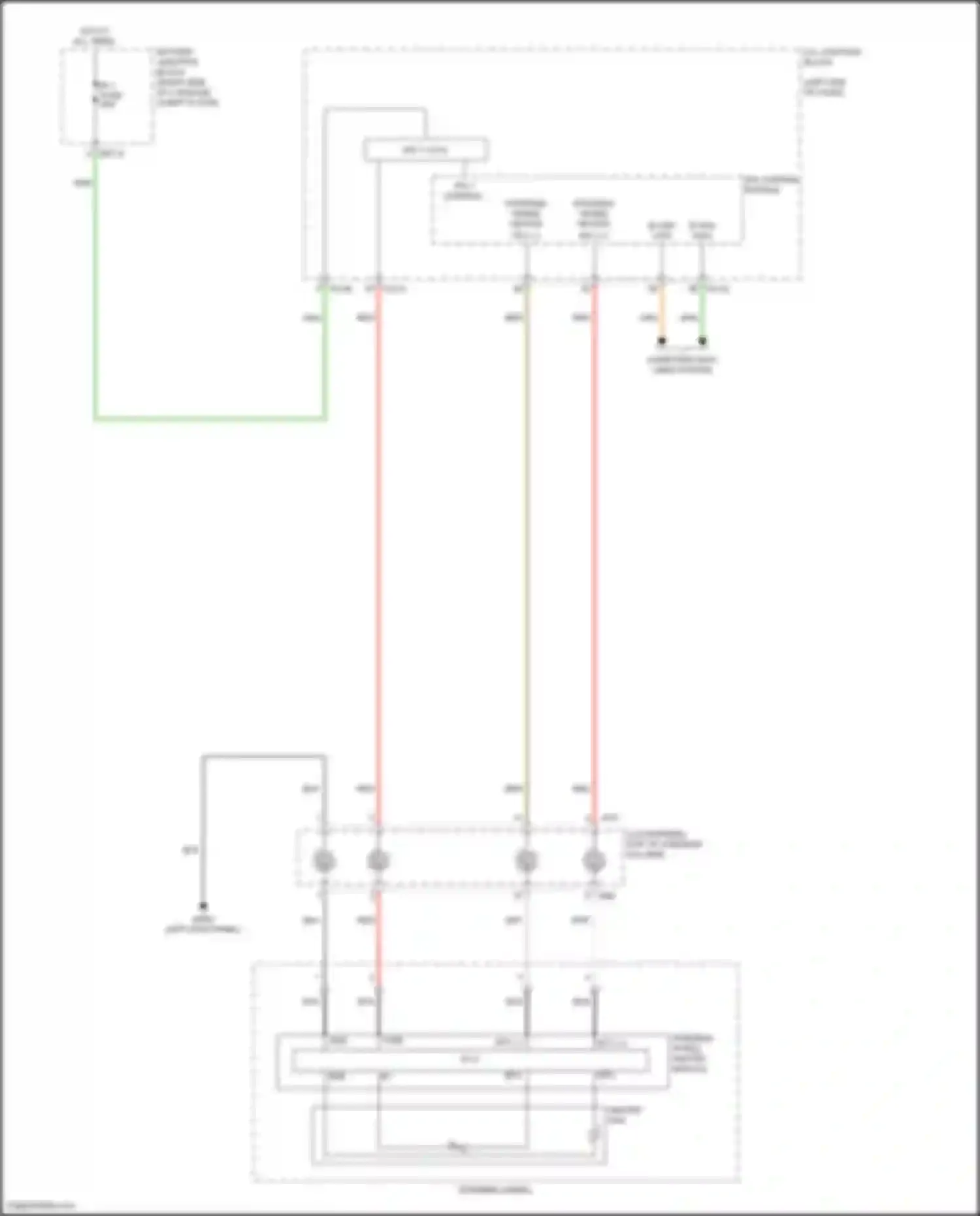 Wiring diagram steering wheel heated module for Genesis GV80 I (2020-2023) (1 of 2)