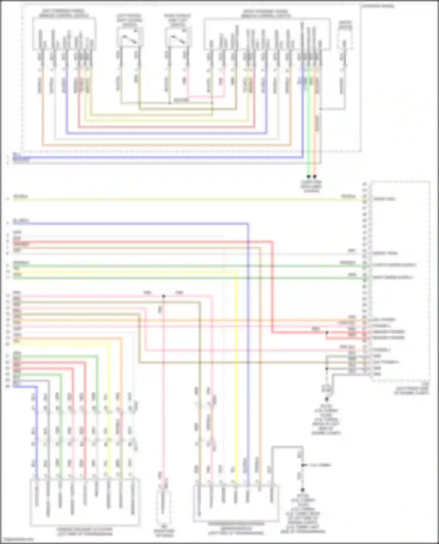 Wiring diagram steering wheel) for Genesis GV80 I (2020-2023) (11 of 17)