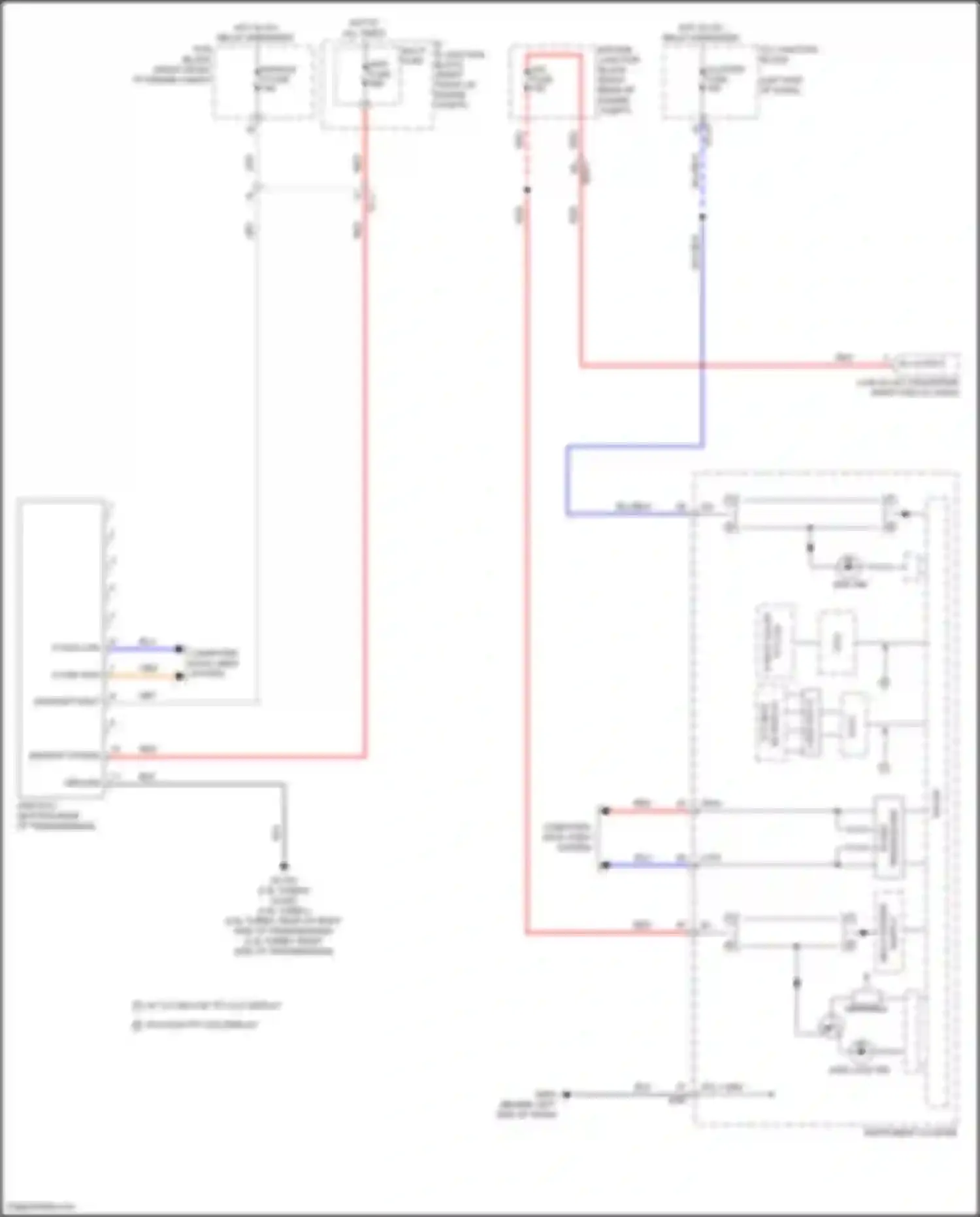 Wiring diagram tft lcd for Genesis GV80 I (2020-2023) (1 of 4)