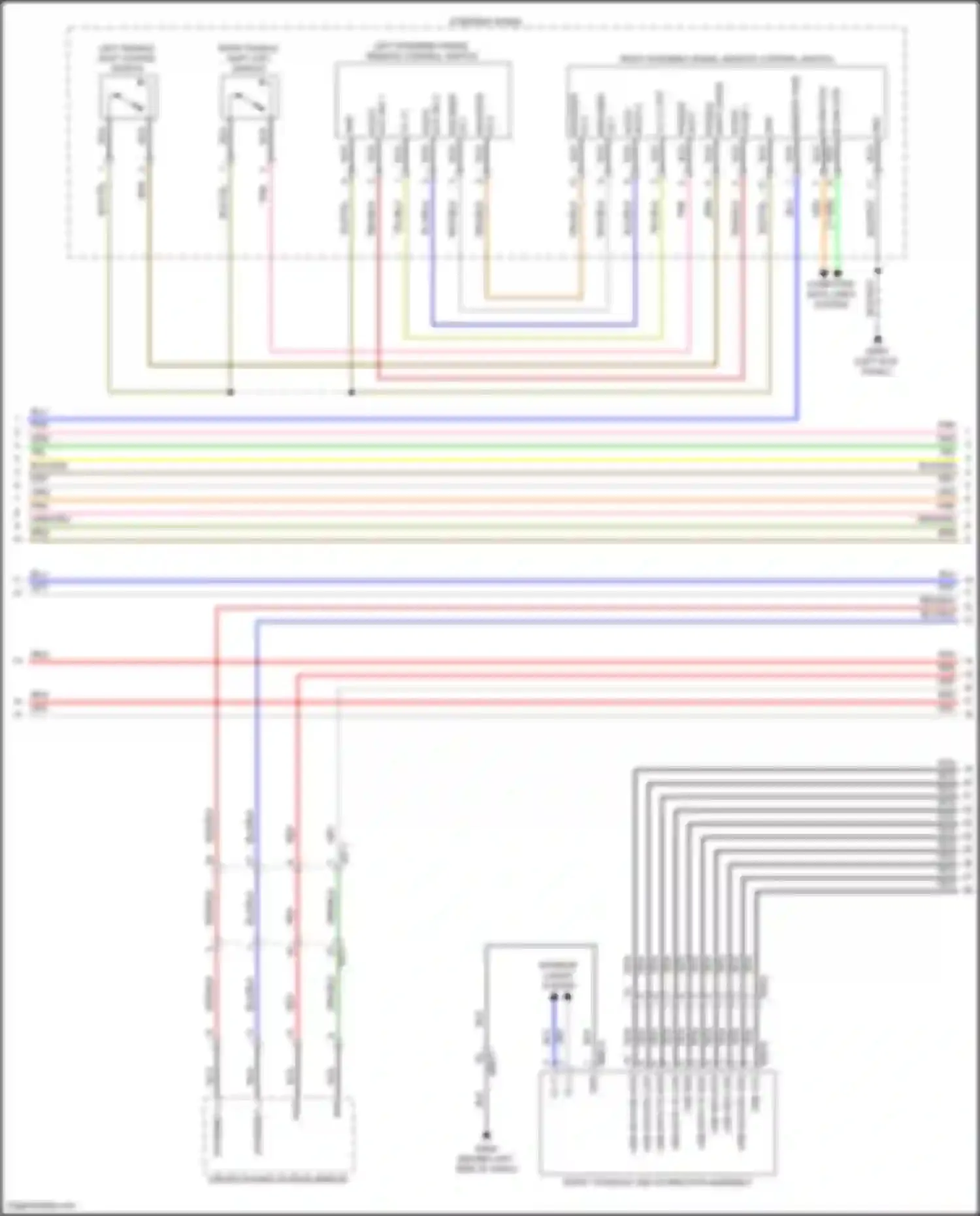 Wiring diagram usb data-tx high for Genesis GV80 I (2020-2023) (1 of 12)