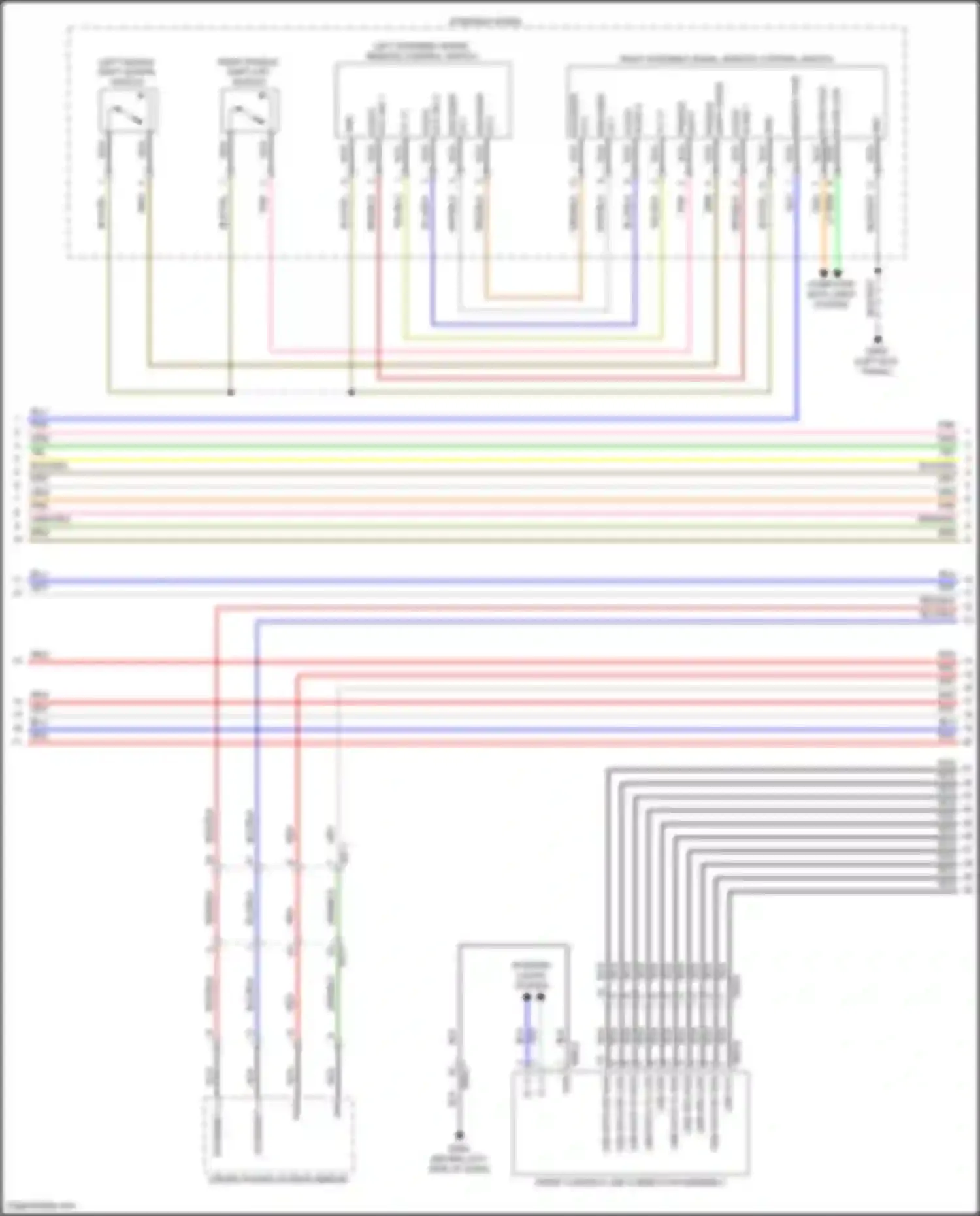 Wiring diagram usb hsd low for Genesis GV80 I (2020-2023) (2 of 12)