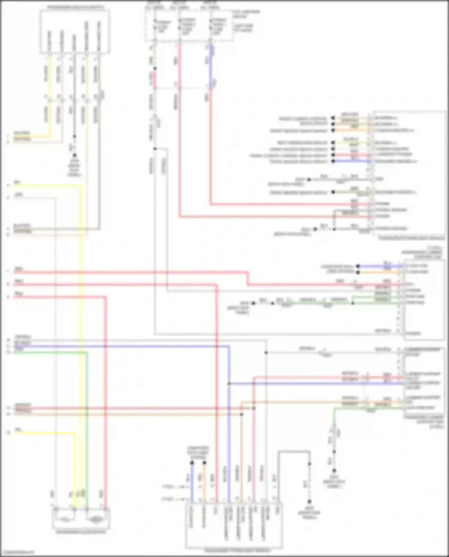 Wiring diagram yel/org for Genesis GV80 I (2020-2023) (5 of 21)