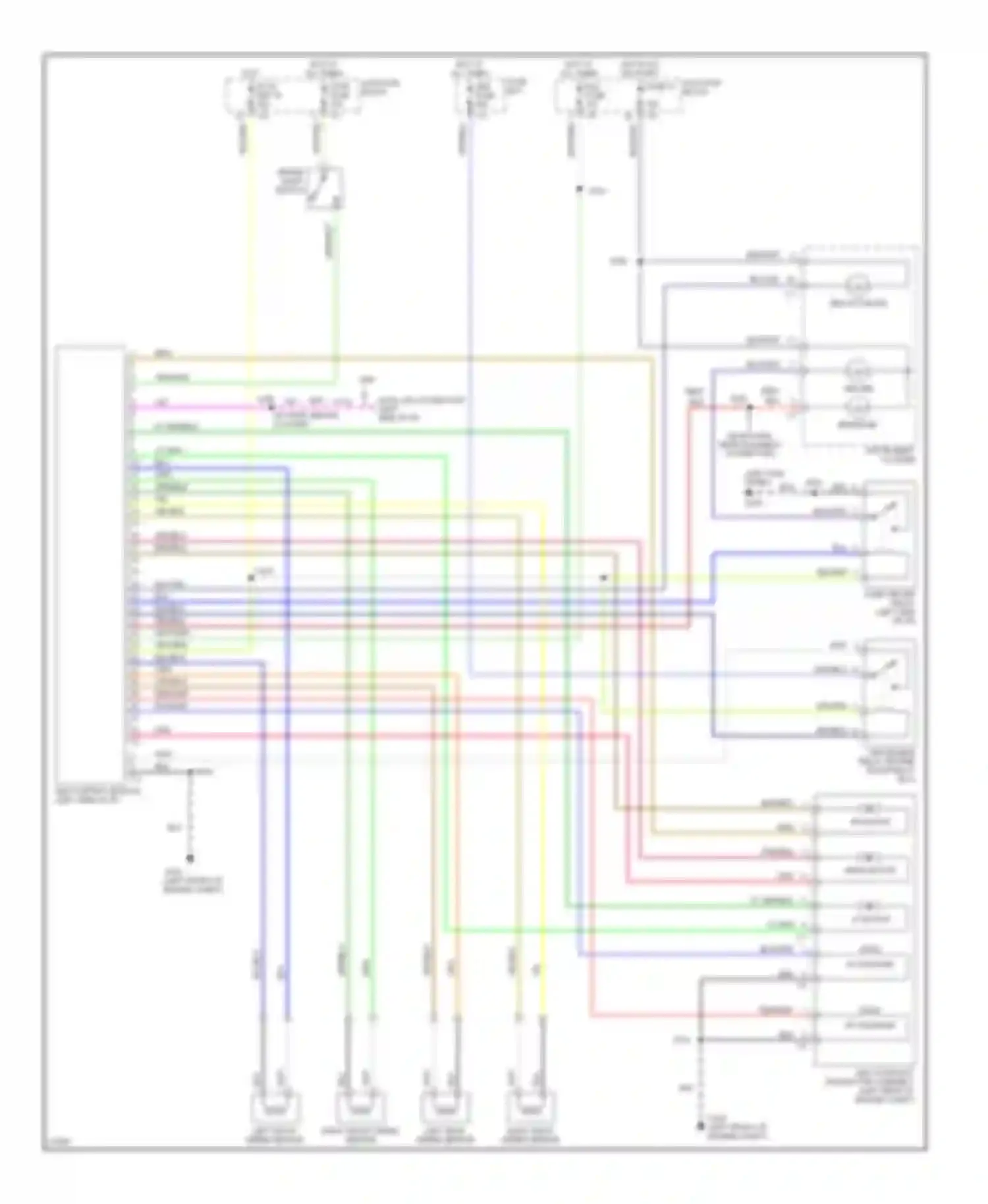 Metro Geo I (1989-1997): Anti-lock brake circuits
