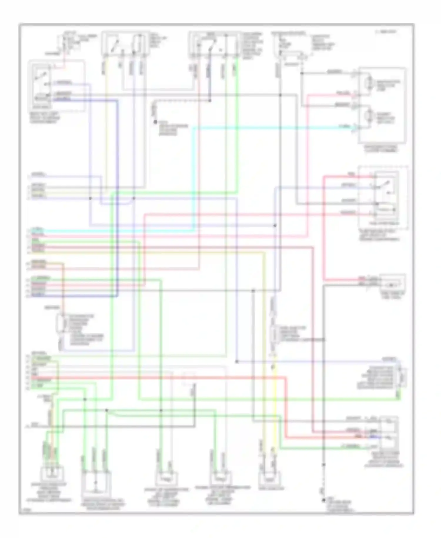 Metro Geo I (1989-1997): Wiring diagram engine performance 1.0ls (2 of 2)