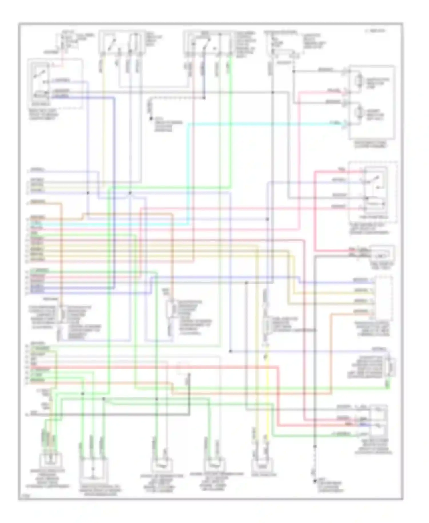 Metro Geo I (1989-1997): Wiring diagram engine performance 1.3ls (2 of 2)