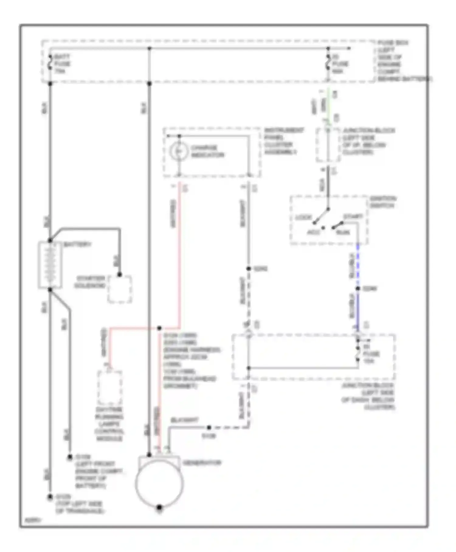 Metro Geo I (1989-1997): Charging circuit