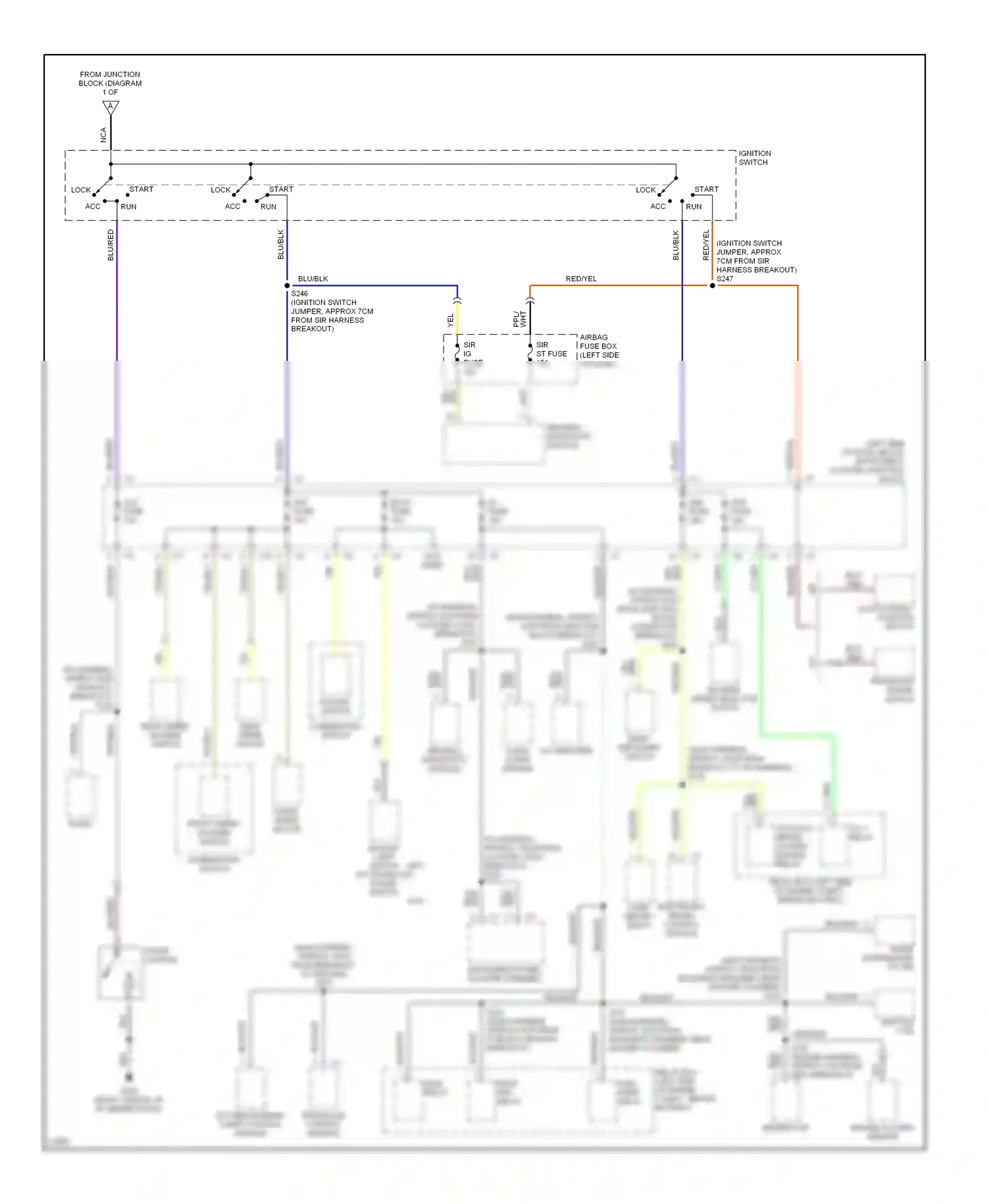 Geo Metro I (1989-1997) transaxle control module wiring diagram  (2 of 2)
