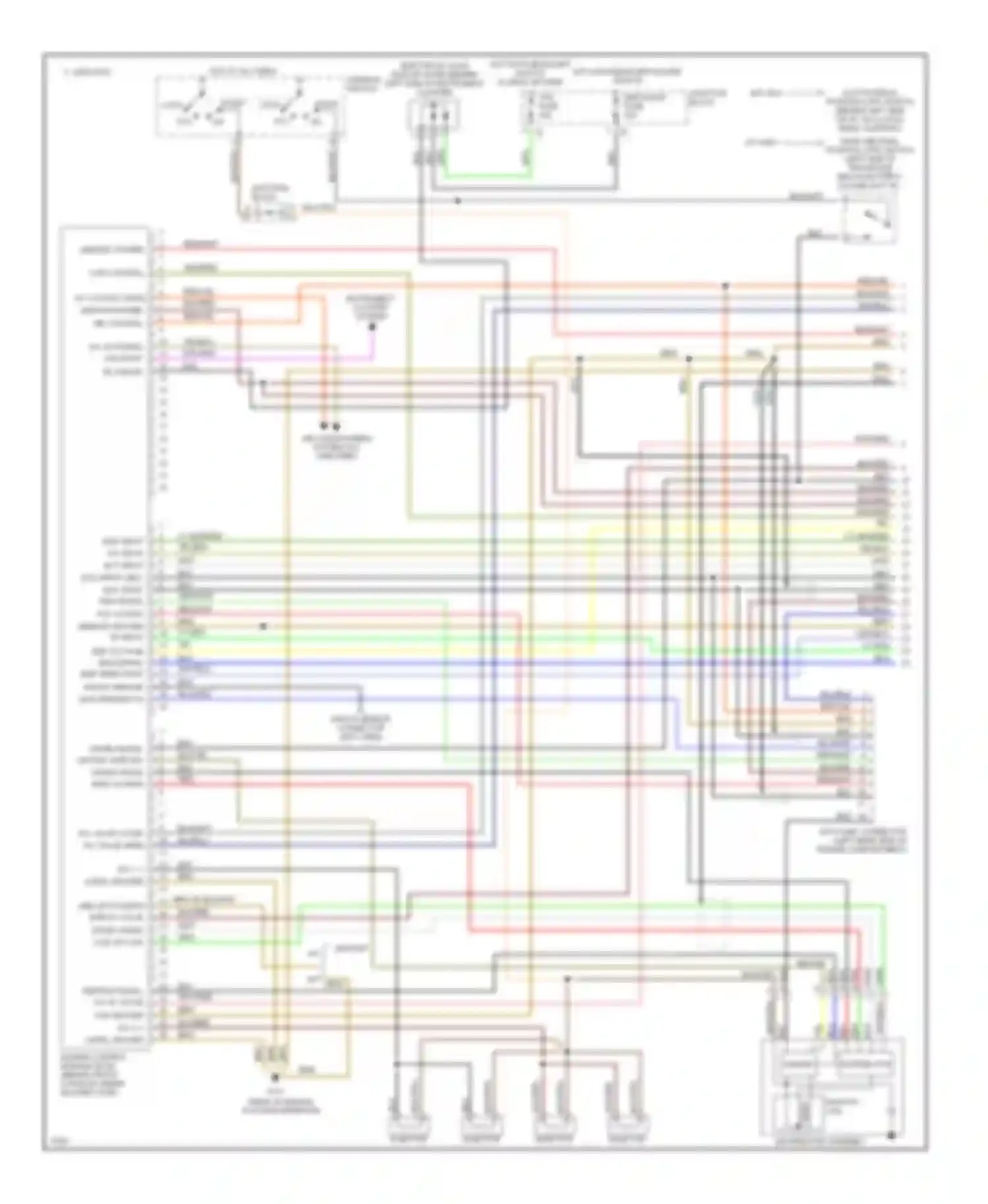 Prizm Geo II (1992-1997): Wiring diagram engine performance 1.6ls (1 of 2)