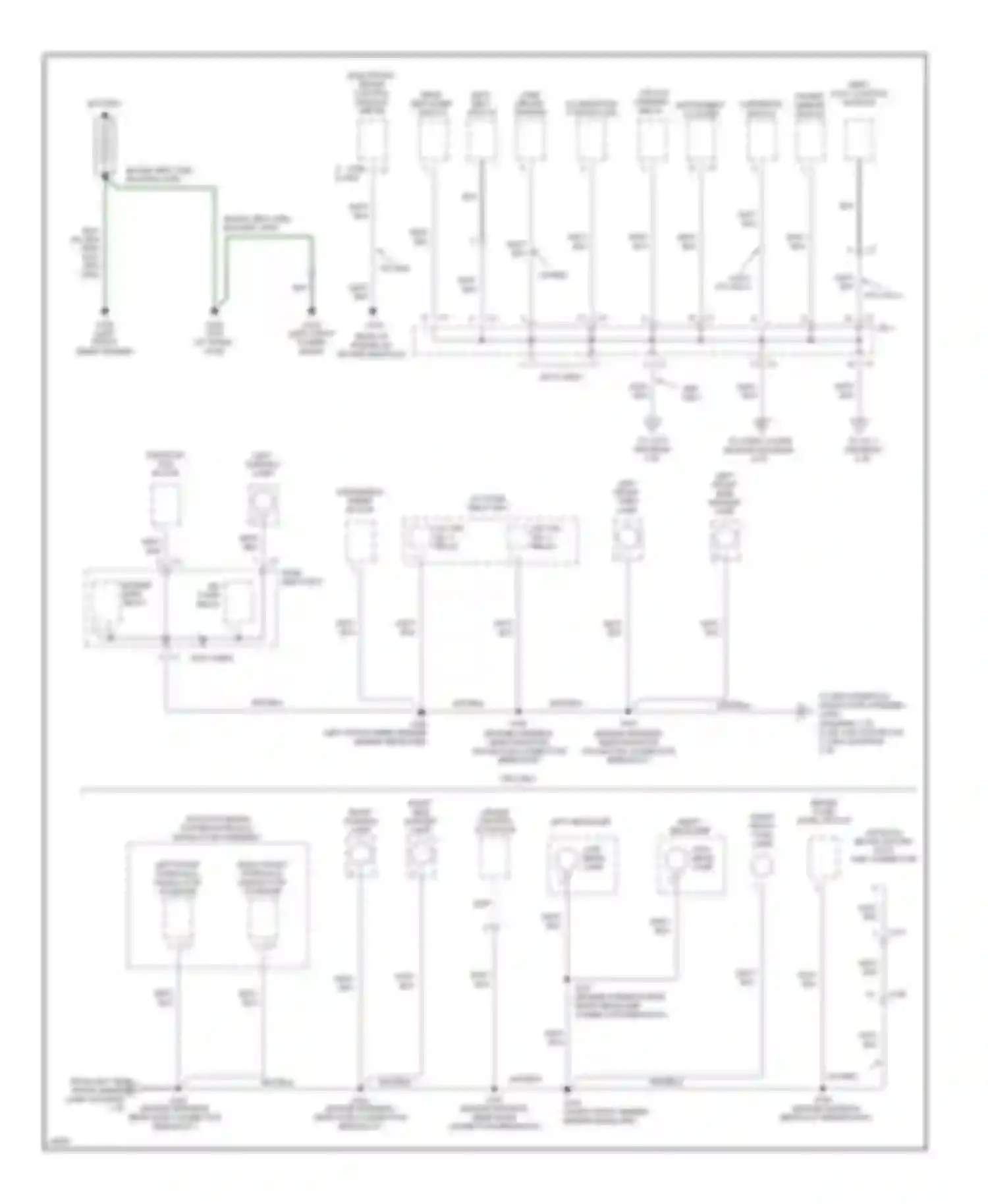 Prizm Geo II (1992-1997): Ground distribution circuit (1 of 4)