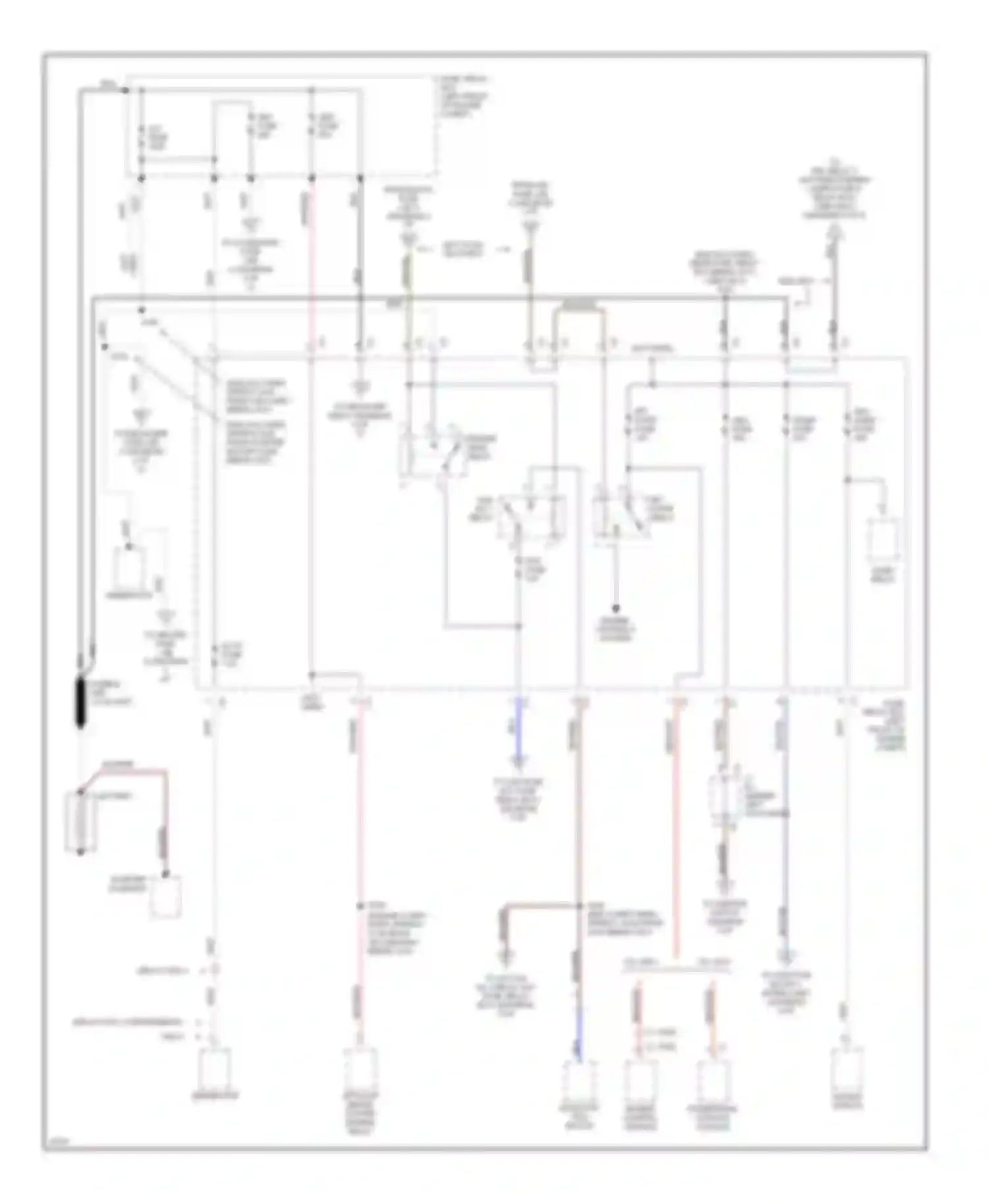 Prizm Geo II (1992-1997): Power distribution circuit (1 of 6)