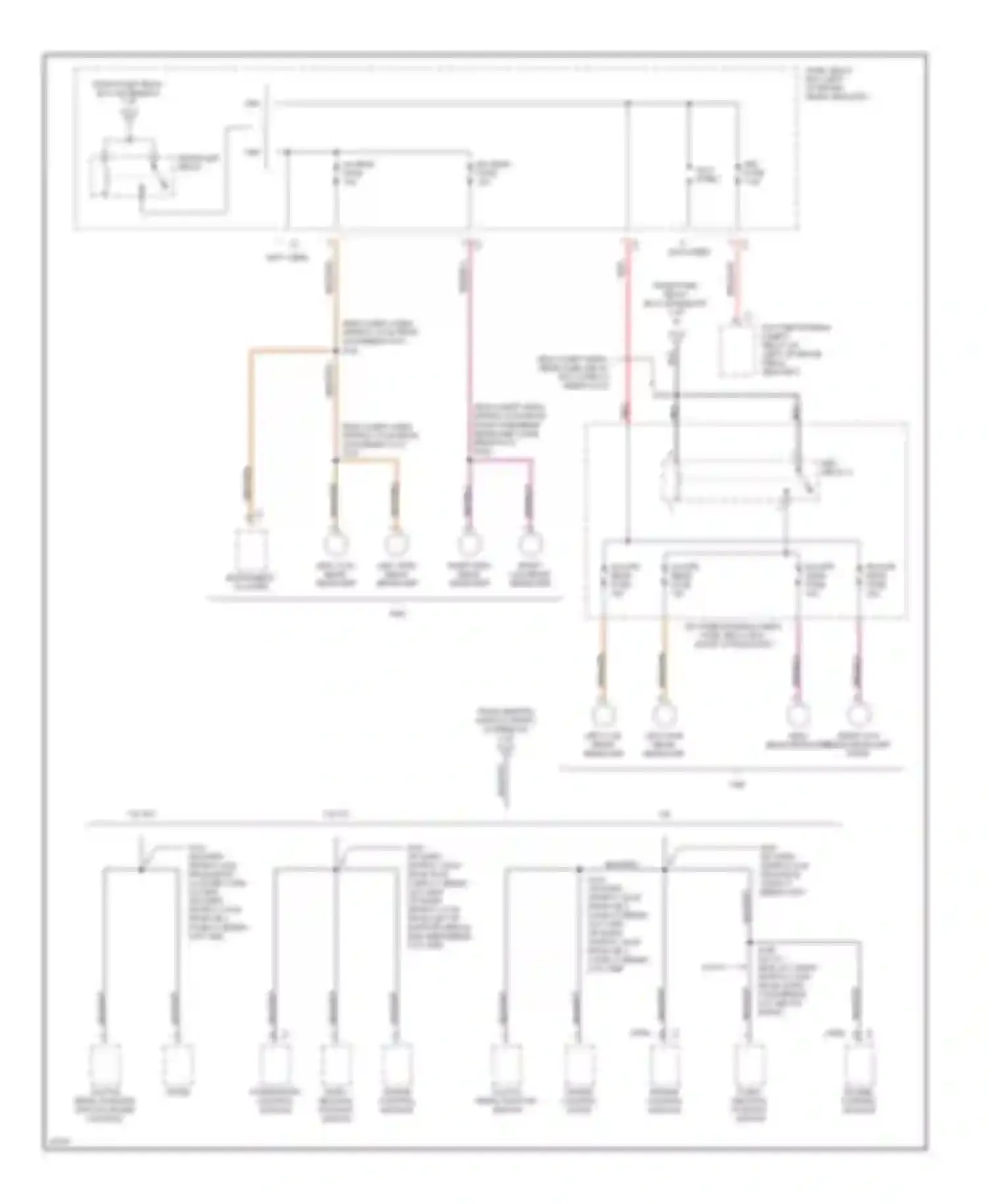 Prizm Geo II (1992-1997): Power distribution circuit (6 of 6)