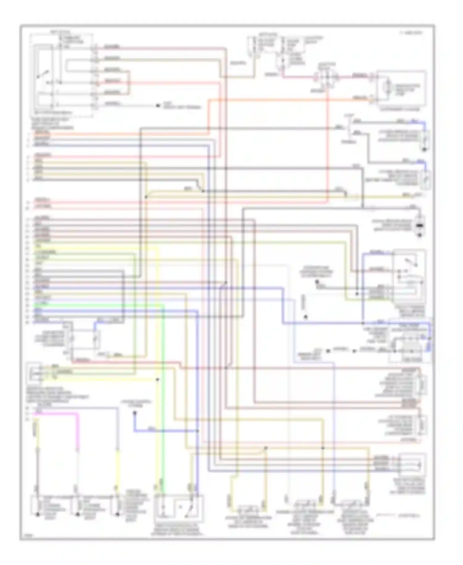 Wiring diagram 1995 vftc for Geo Prizm II (1992-1997) (6 of 6)