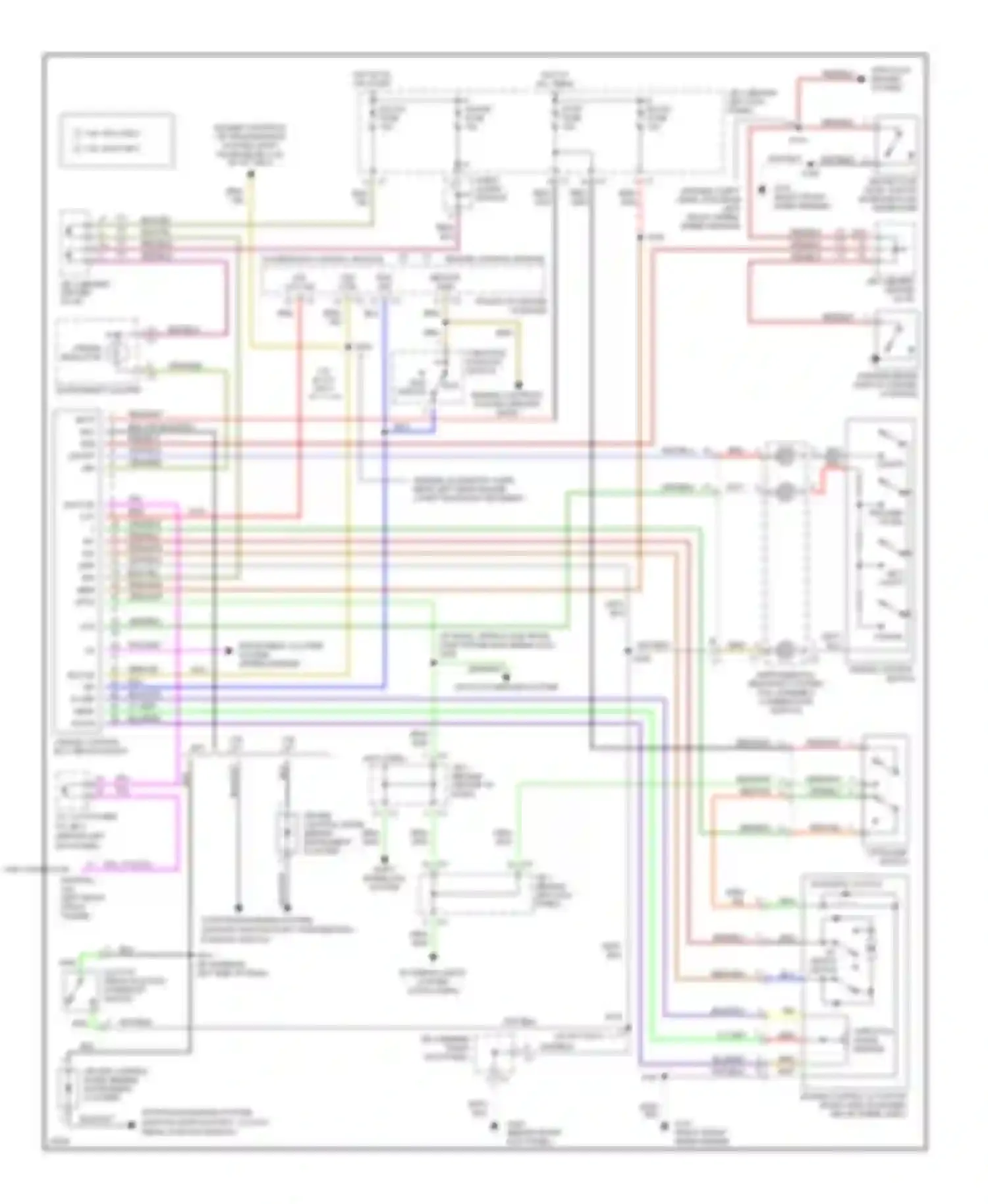 Wiring diagram hot in on or start for Geo Prizm II (1992-1997) (3 of 5)
