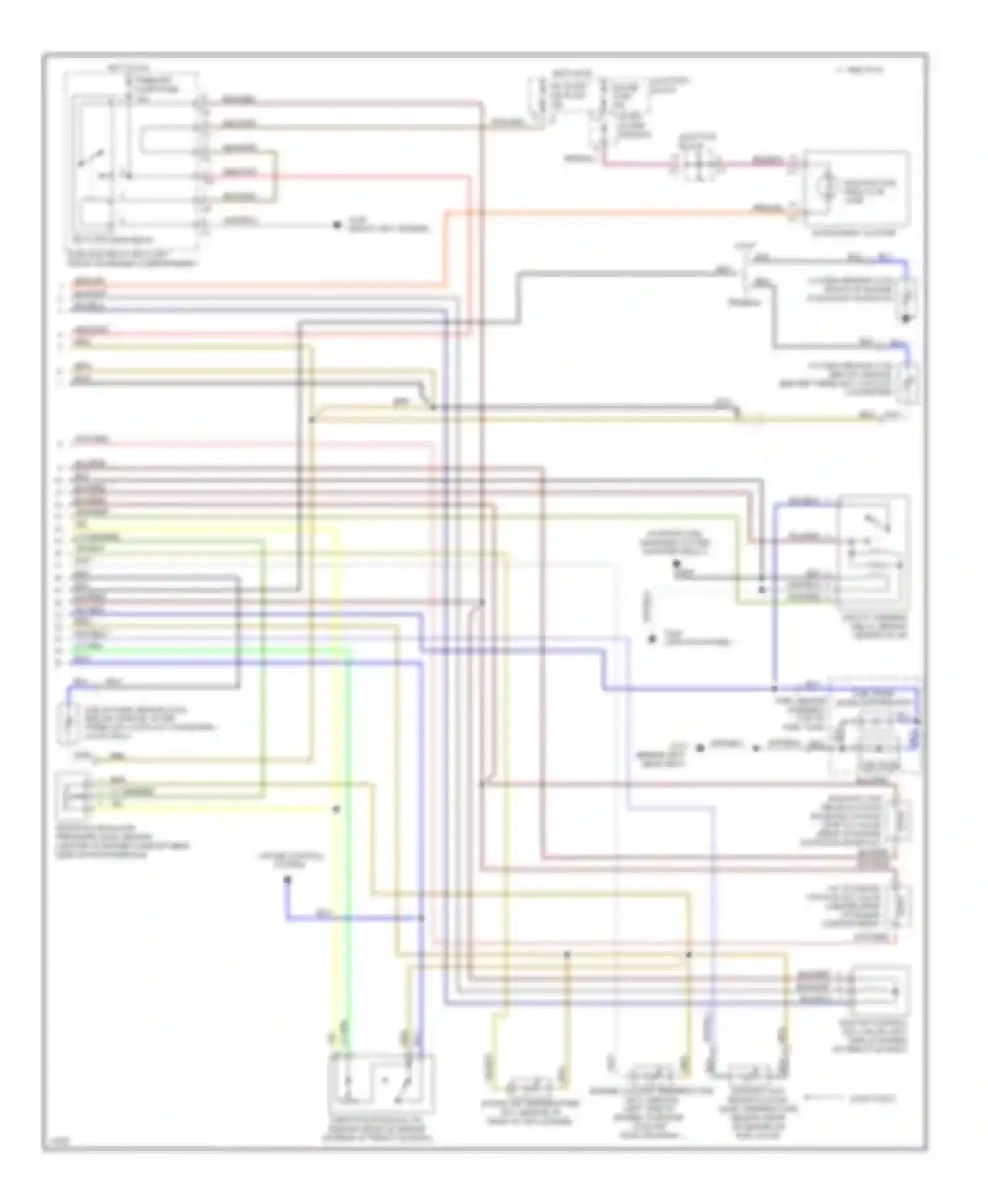Wiring diagram junction block 3 for Geo Prizm II (1992-1997) (1 of 3)