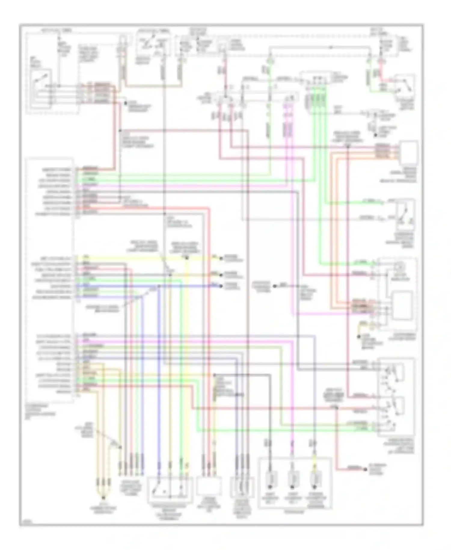 Wiring diagram on off for Geo Prizm II (1992-1997) (1 of 2)